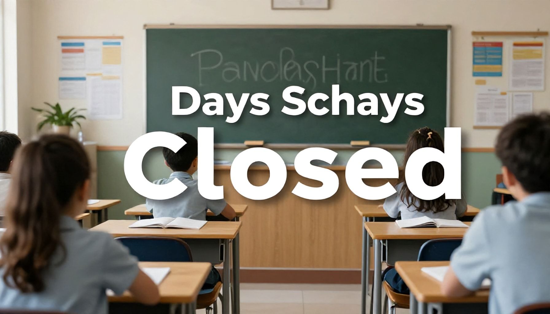 Okulların Kapanmasına Kaldığı Gün Sayısının Gerçekte Ne Anlama Geldiği"*