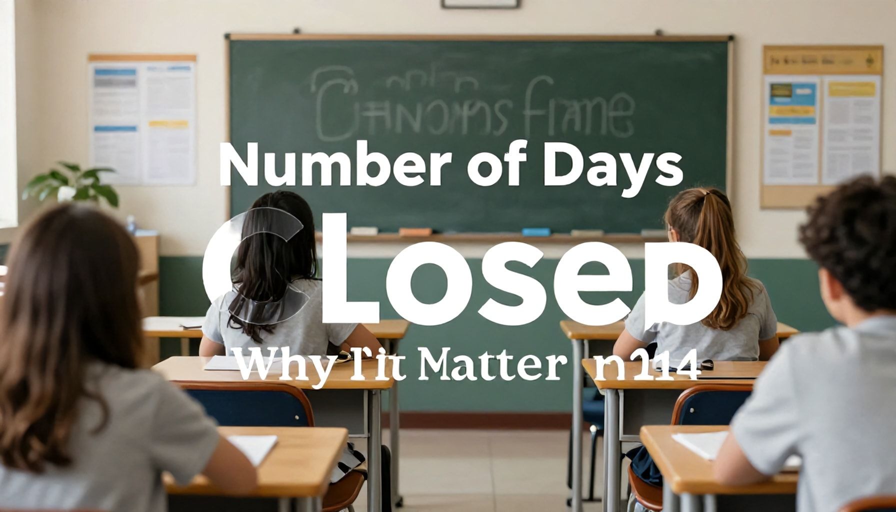 Okulların Kapanmasına Kaldığı Gün Sayısı: Neden Önemli ve Nasıl Plan Yaparsın"*