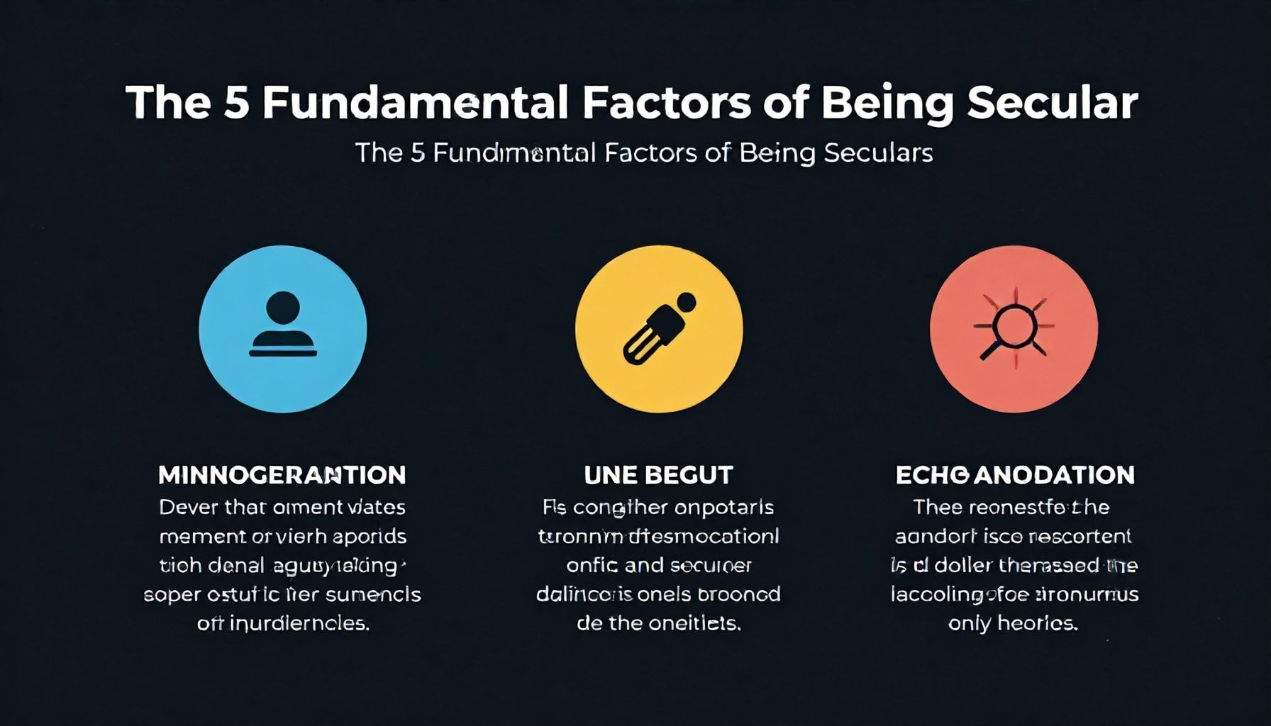 Seküler Olmanın 5 Temel Faktörü*