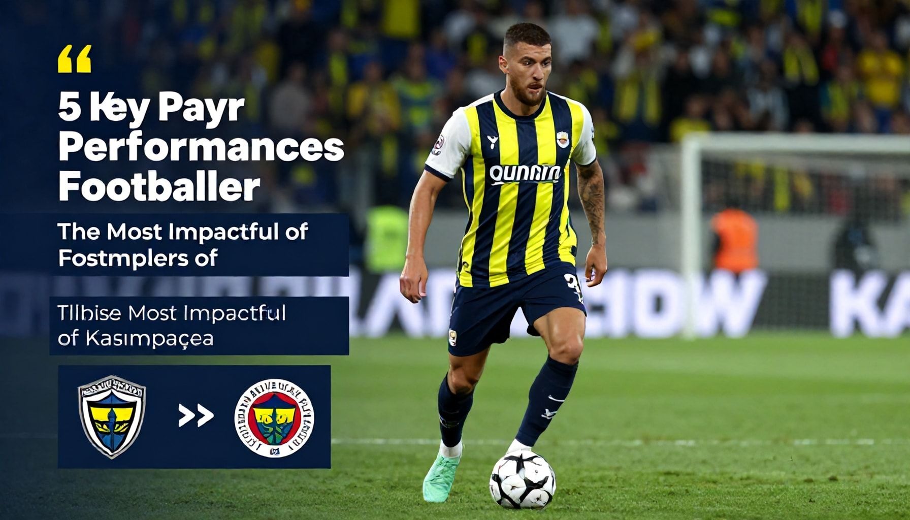 5 Ana Oyuncu Performansı: Kasımpaşa ve Fenerbahçe'nin En Etkili Futbolcuları*