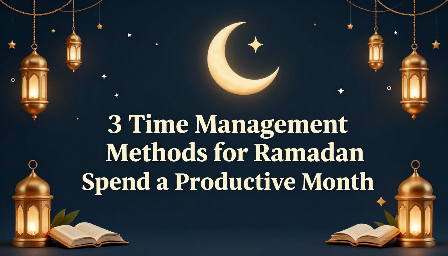 Ramazan İçin 3 Zaman Yönetimi Yöntemi: Verimli Bir Ay Geçirin*
