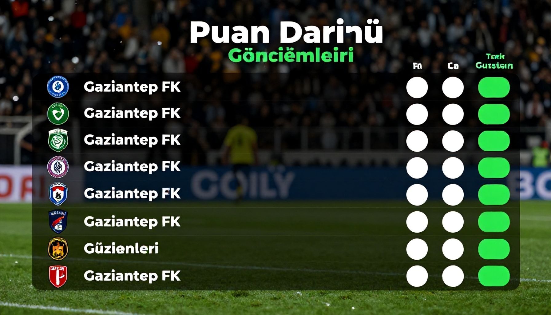 Gaziantep FK Puan Durumu Gerçekleri: Takımın Gerçek Durumu*