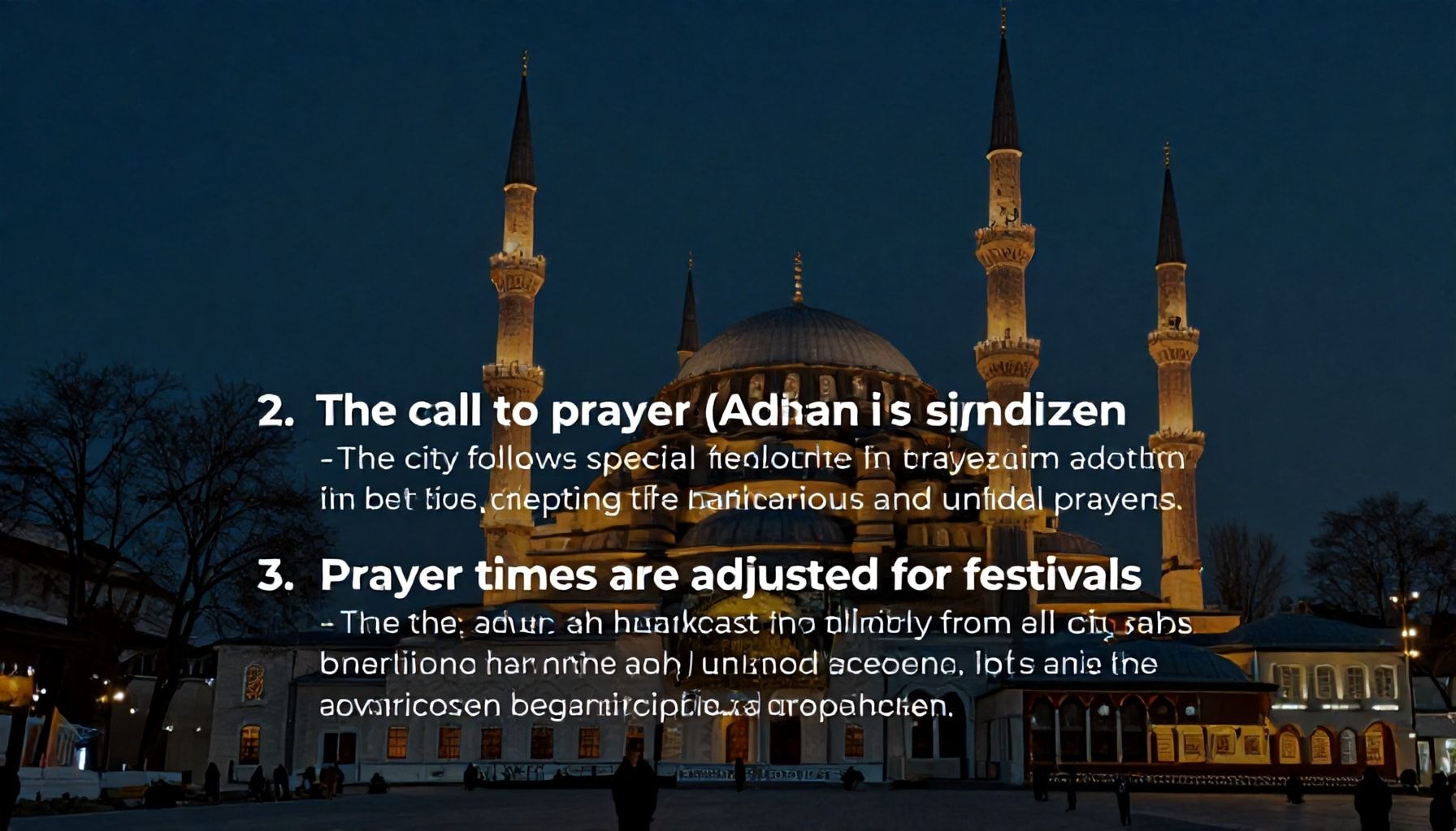 Konya'da Namaz Vakitleri Hakkında Bilmediğiniz 3 Gerçek*