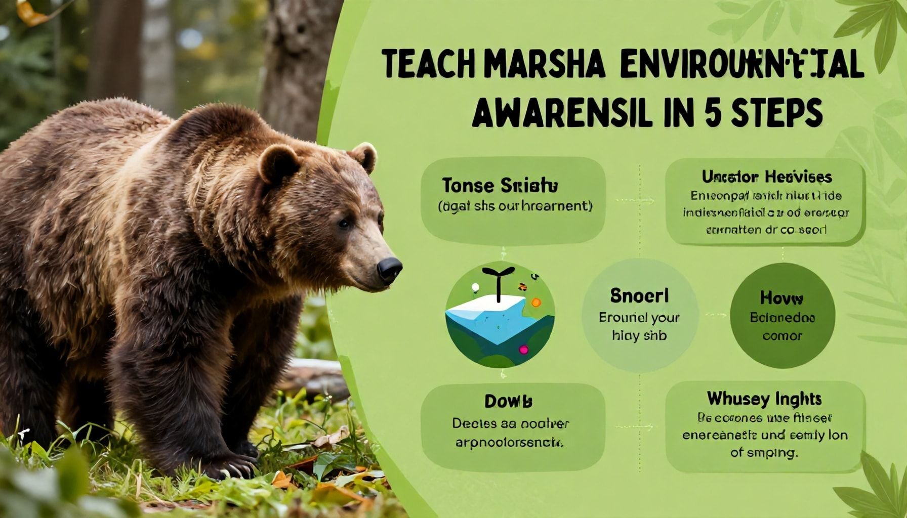 5 Adımda Maşa ile Koca Ayı’nın Doğaya Duyarlılığını Öğretin*