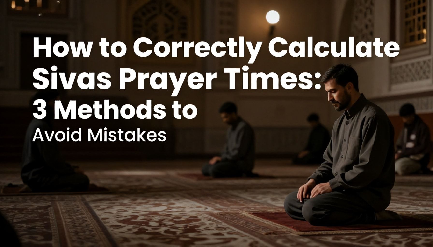 Sivas Namaz Saatlerini Doğru Hesaplamak: 3 Yöntemle Hata Yapmayın*