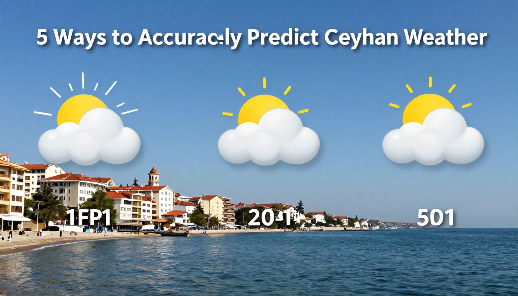 5 Yöntemle Ceyhan Hava Durumunu Doğru Tahmin Etme*