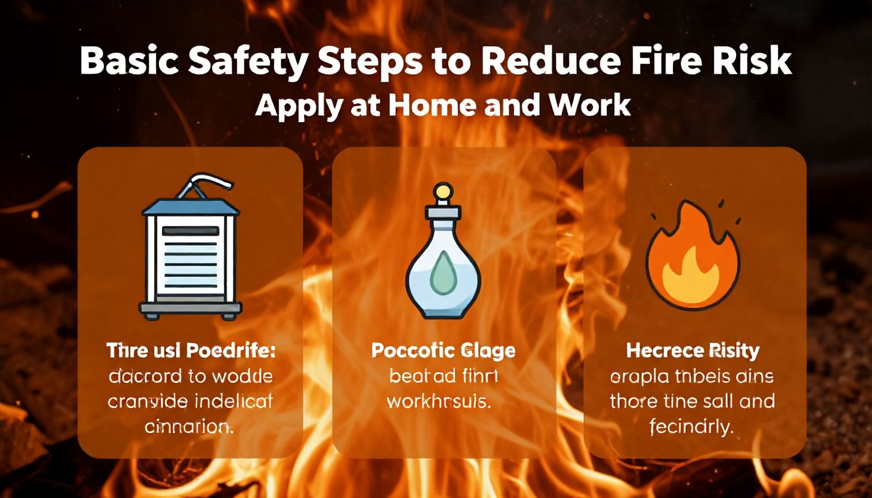Yangın Riskini Azaltmak İçin 3 Temel Güvenlik Adımı: Evde ve İşyerinde Uygulayın*