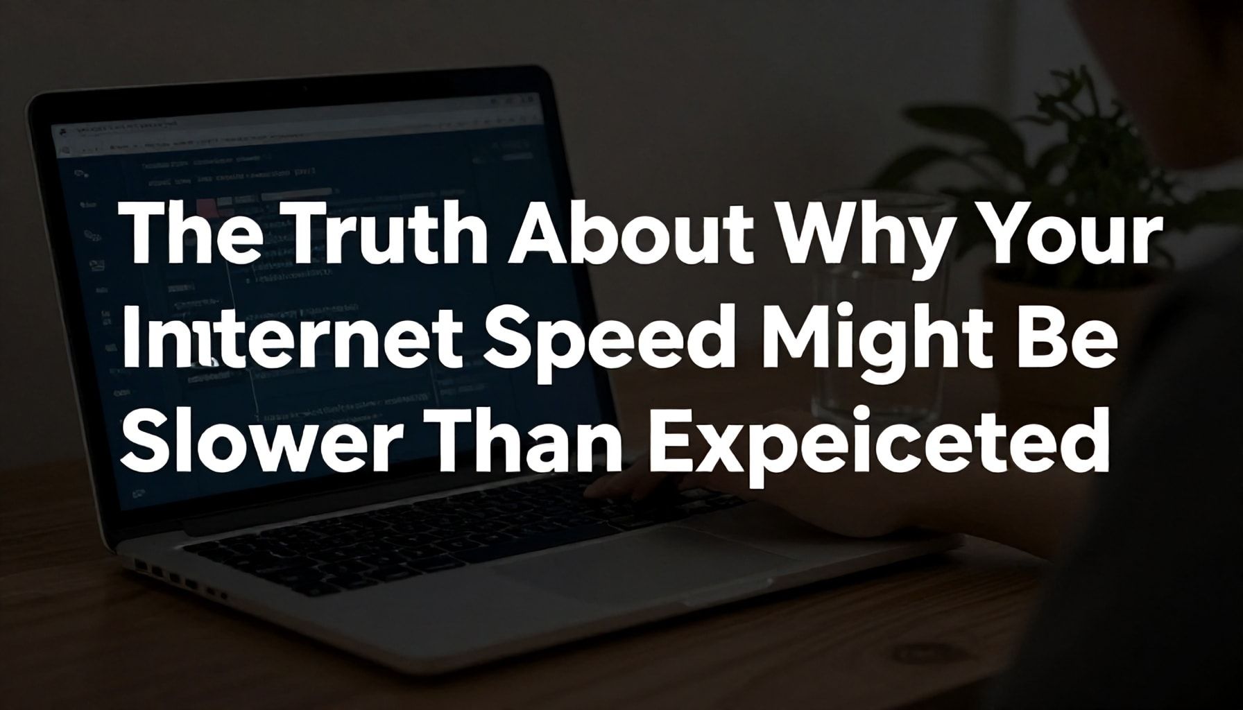 The Truth About Why Your Internet Speed Might Be Slower Than Expected*