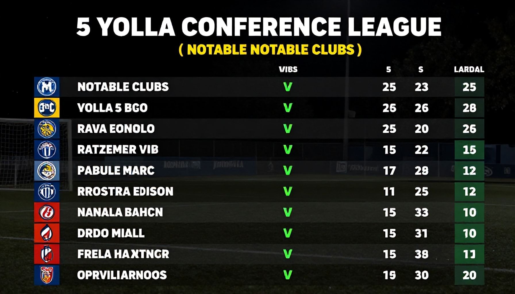 5 Yolla Konferans Ligi’nde Dikkat Çeken Kulüpler*