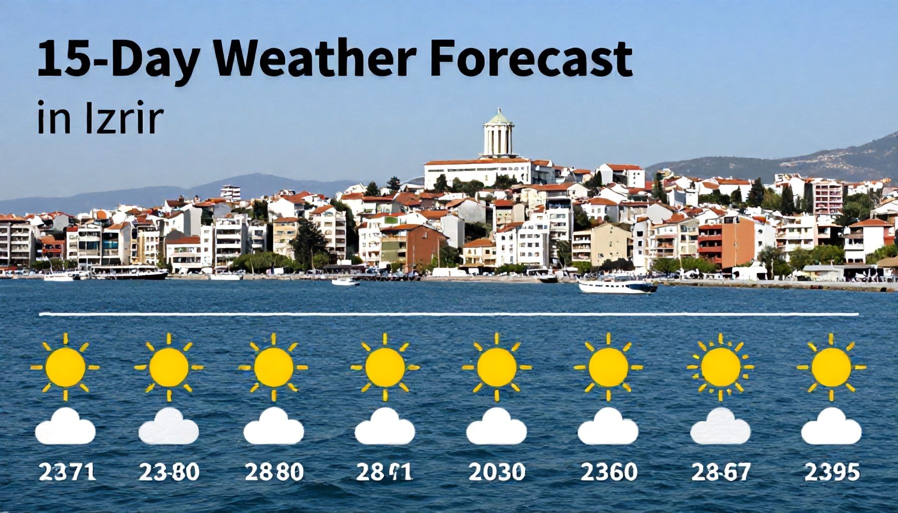 İzmir'de 15 Günlük Hava Durumu: Planlamanıza Yardımcı Olacak Detaylı Öngörü*