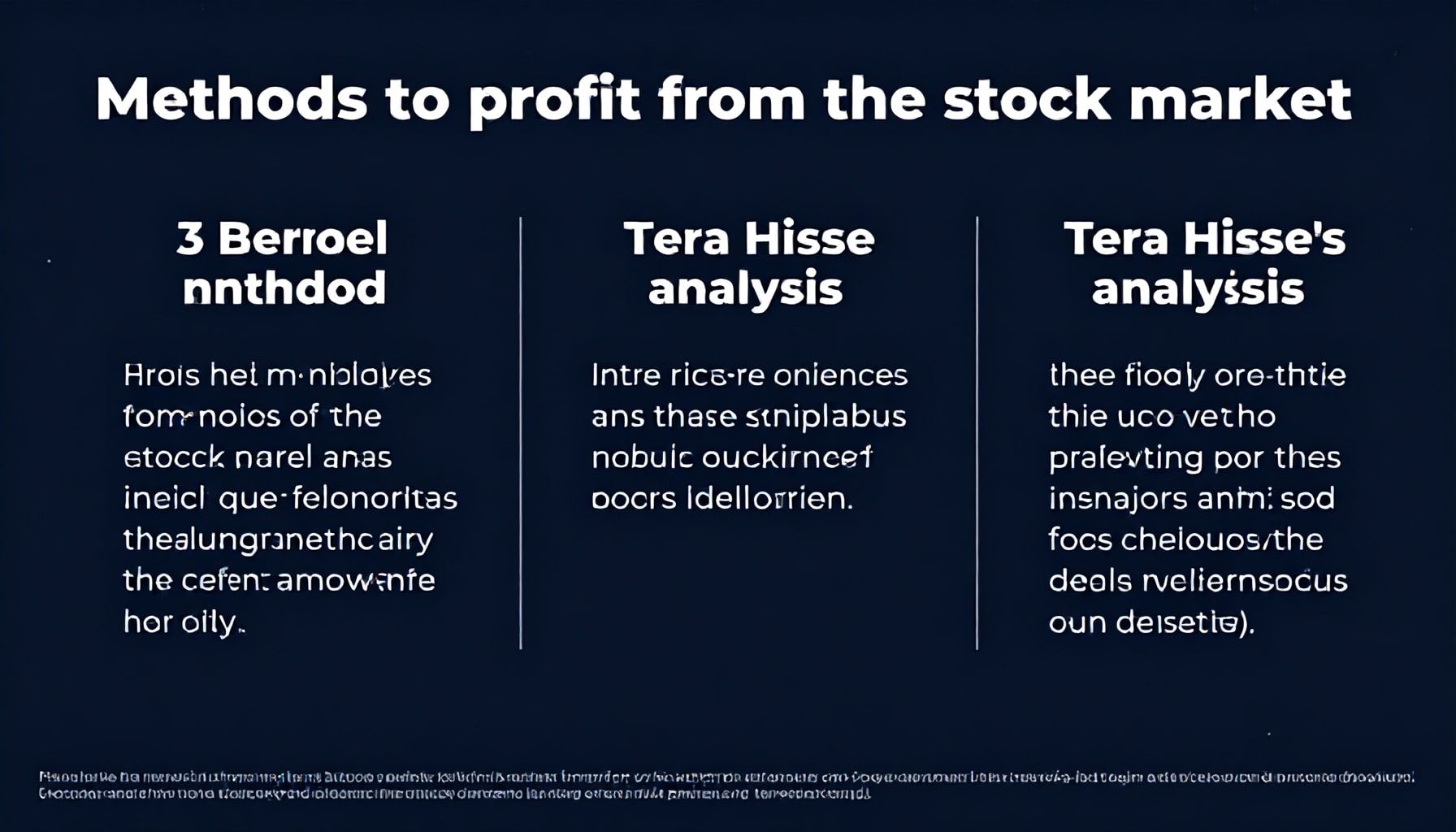 Tera Hisse Yorum ile Borsadan Kazanç Sağlayan 3 Yöntem*