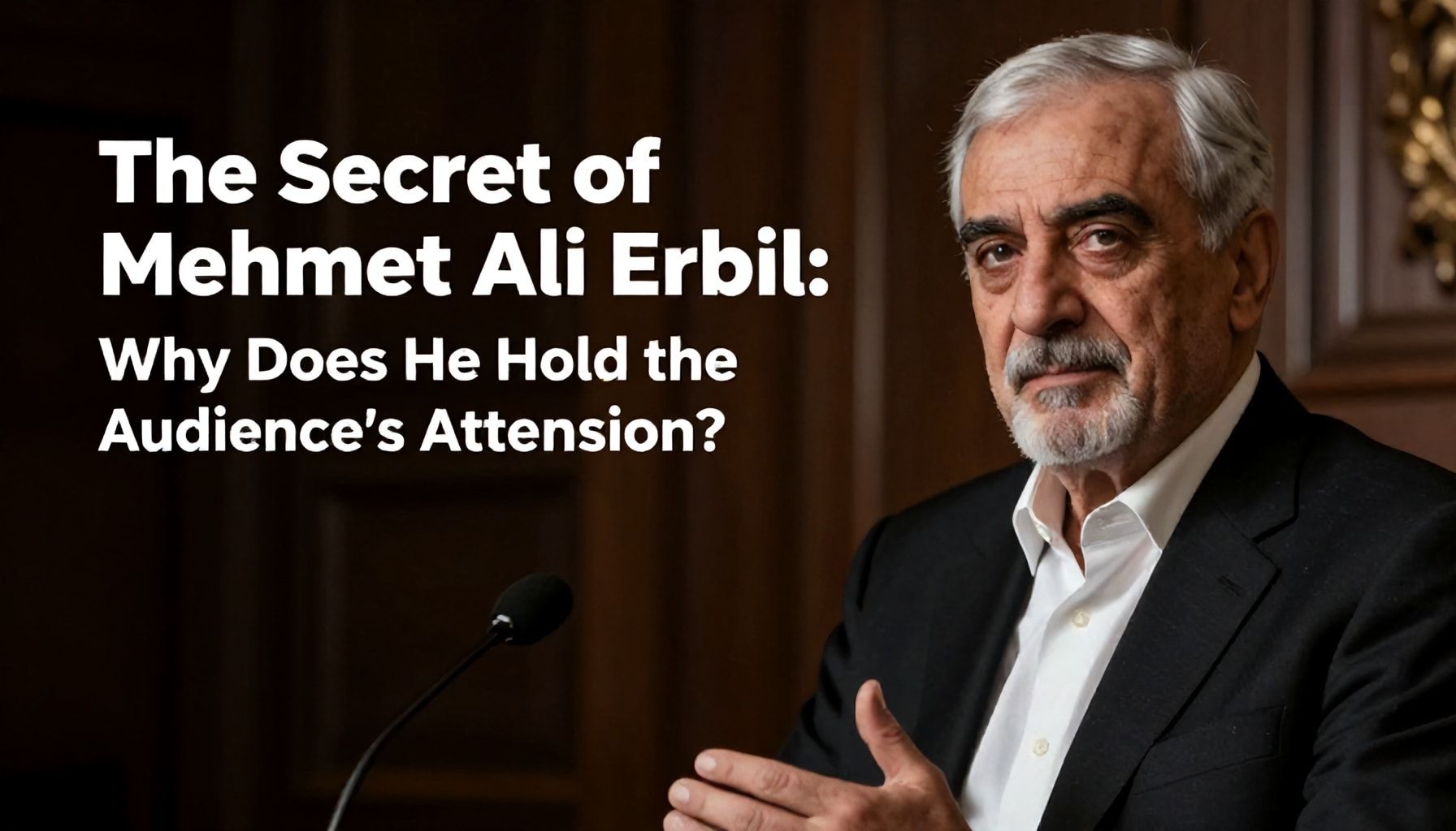 Mehmet Ali Erbil'in Sırrı: Neden Dinleyicilerin Dikkatini Tutuyor?*