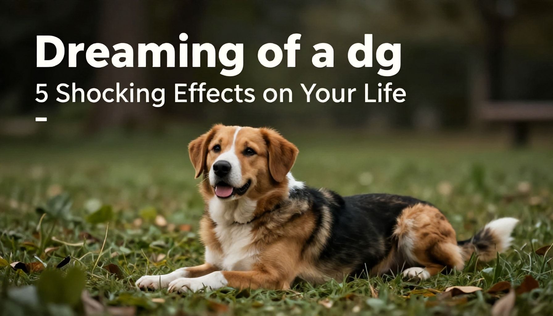 Rüyada Köpek Görmek: Hayatınıza 5 Şok Edici Etkisi"*