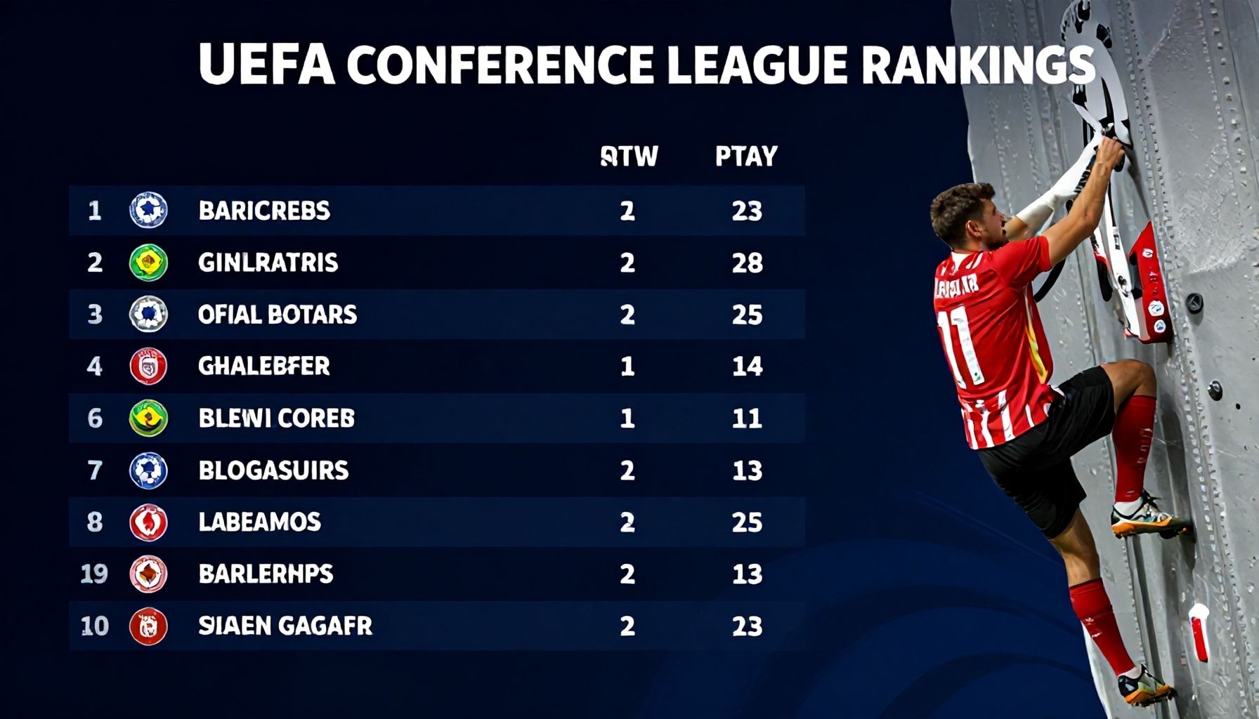 The Ultimate Guide to Climbing the UEFA Conference League Rankings*