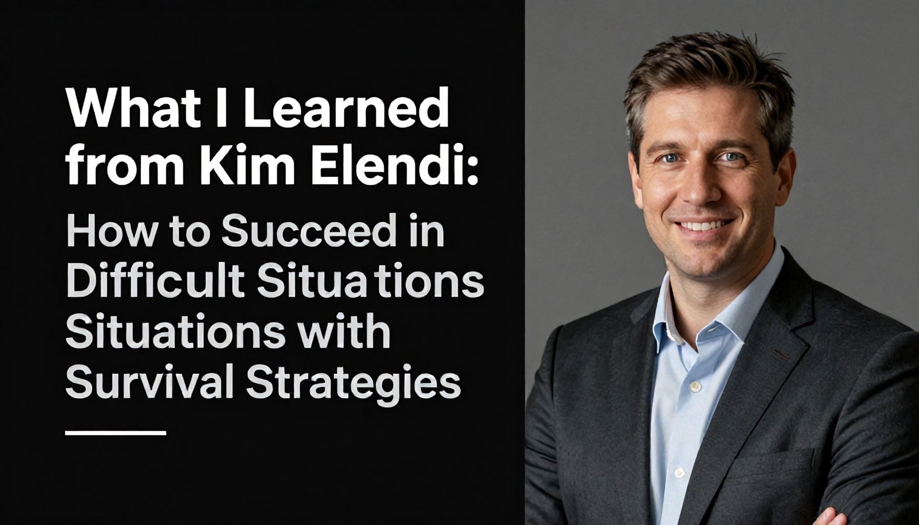 Kim Elendi'den Öğrendiklerim: Hayatta Kalma Stratejileriyle Zorlu Durumlarda Nasıl Başarırsınız?*