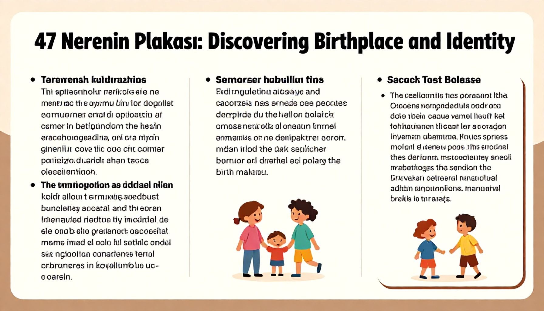 47 Nerenin Plakası: Doğum Yeri ve Kimliği Keşfedin" için 5 alt başlık:*