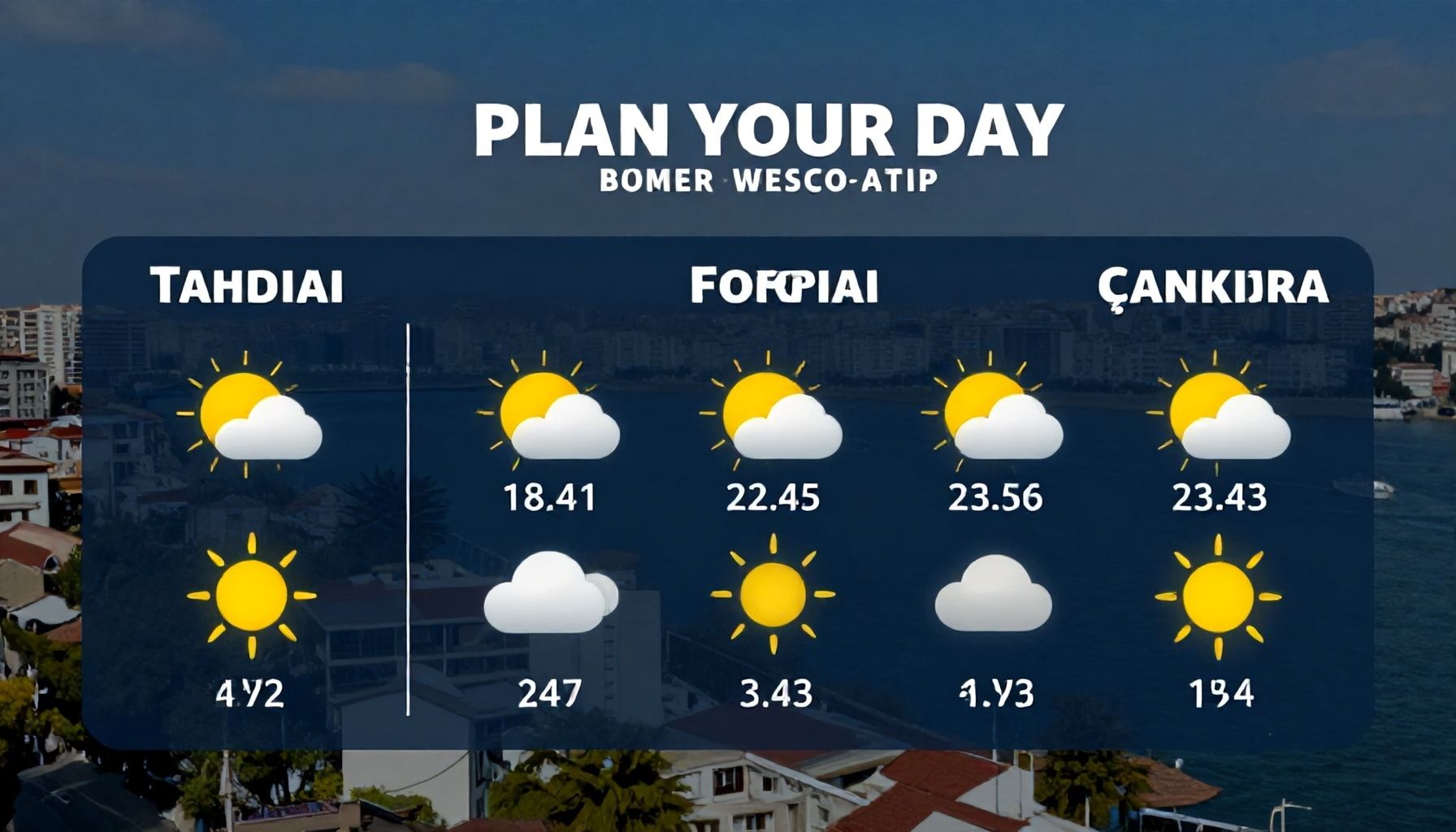 How to Plan Your Day in Çankırı Based on Today’s Weather Forecast*