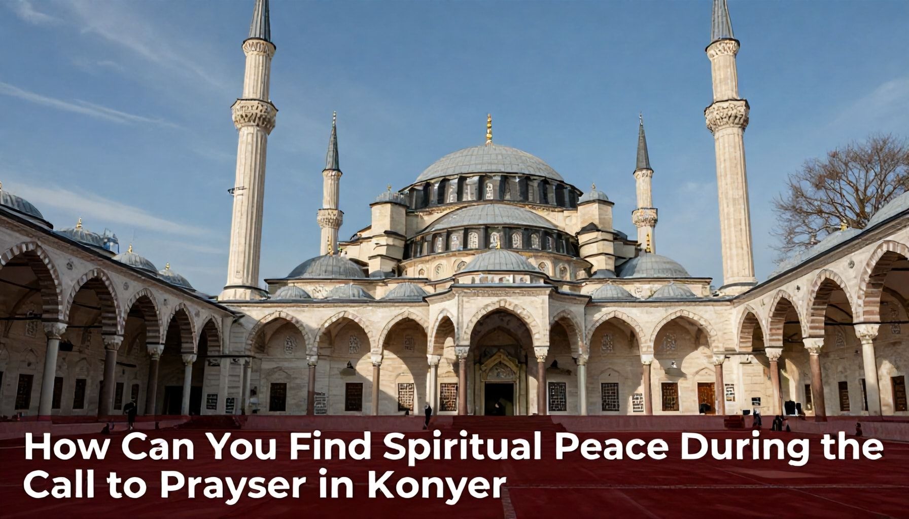 Ezan Vakti Konya'da Ruhsal Barış Nasıl Bulursunuz?*