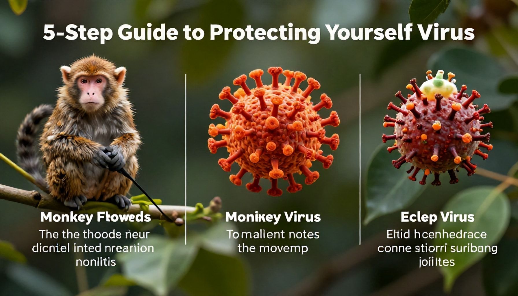 5 Adımda Maymun Çiçeği Virüsünden Korunma Rehberi*