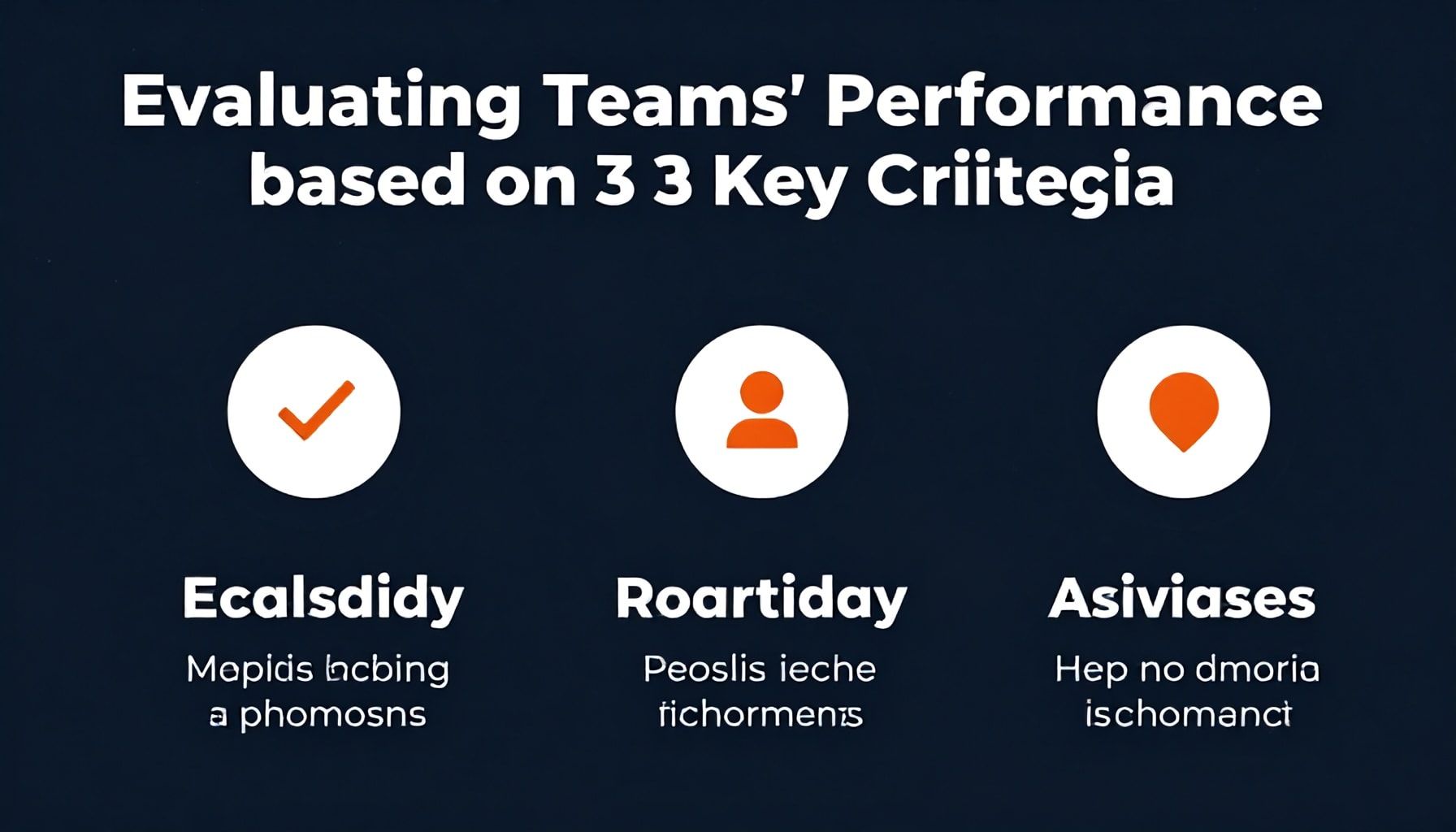 Takımların Performansını Değerlendirmek İçin 3 Ana Kriter*