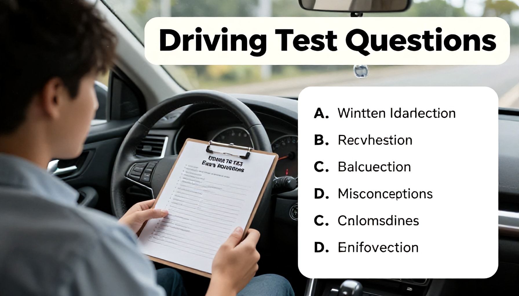 Ehliyet Sınavı Soruları: Gerçekleri ve Yanlış Inanışları Aydınlatıyoruz*