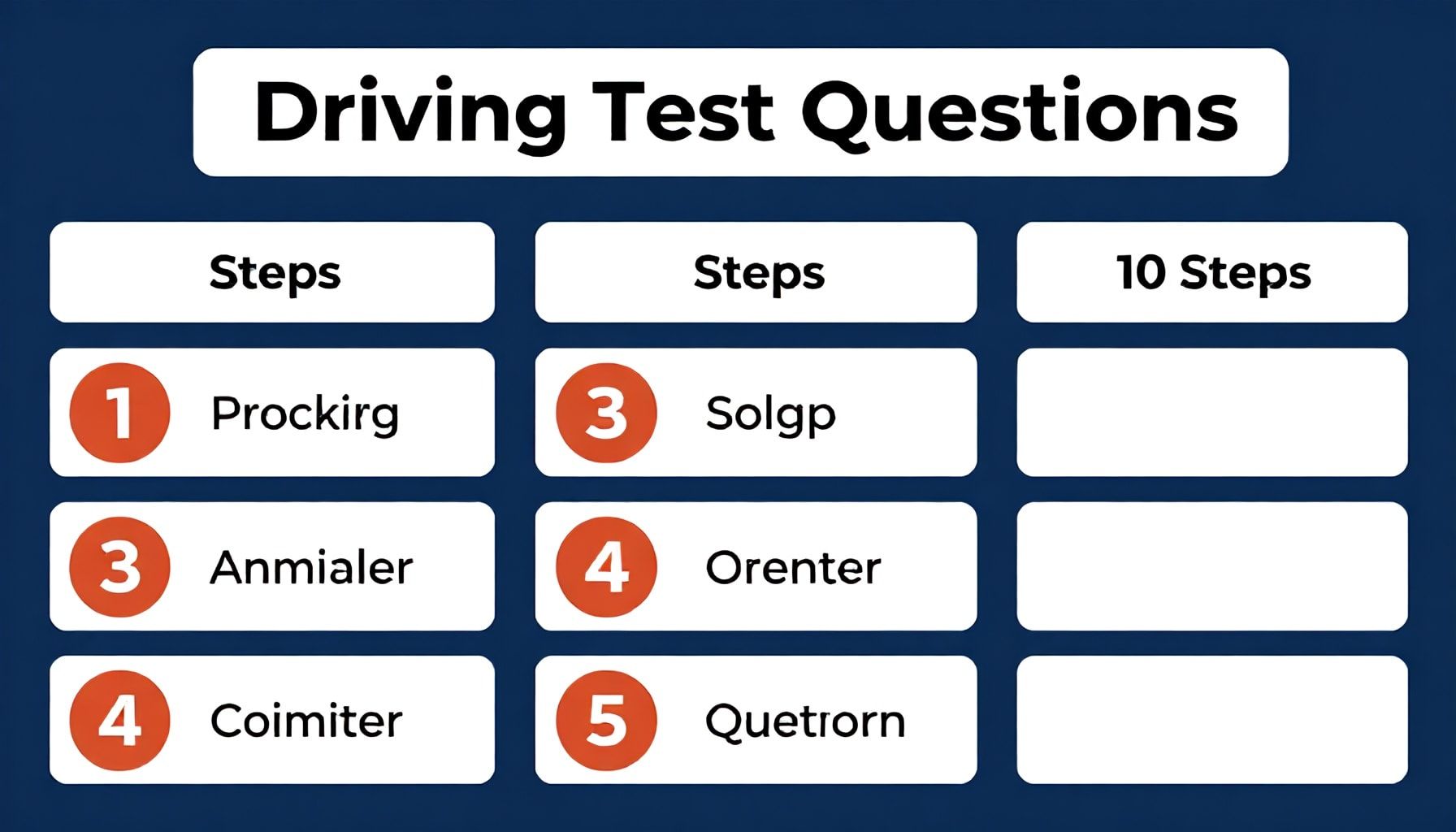 Ehliyet Sınavı Soruları: 10 Adımda Tamamlayın ve Sınava Gidin*