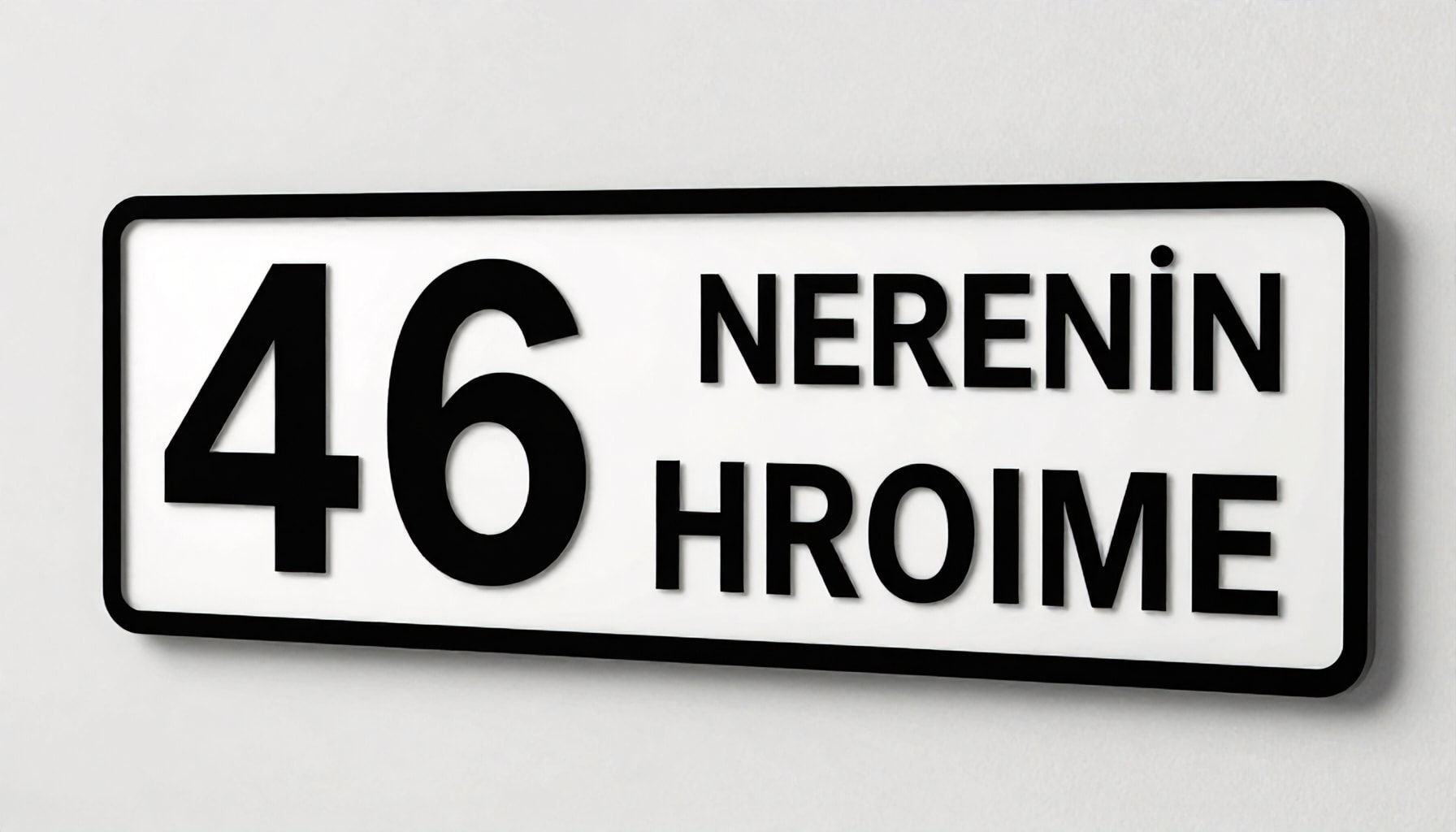 How to Choose the Right 46 Nerenin Plakası for Your Home*