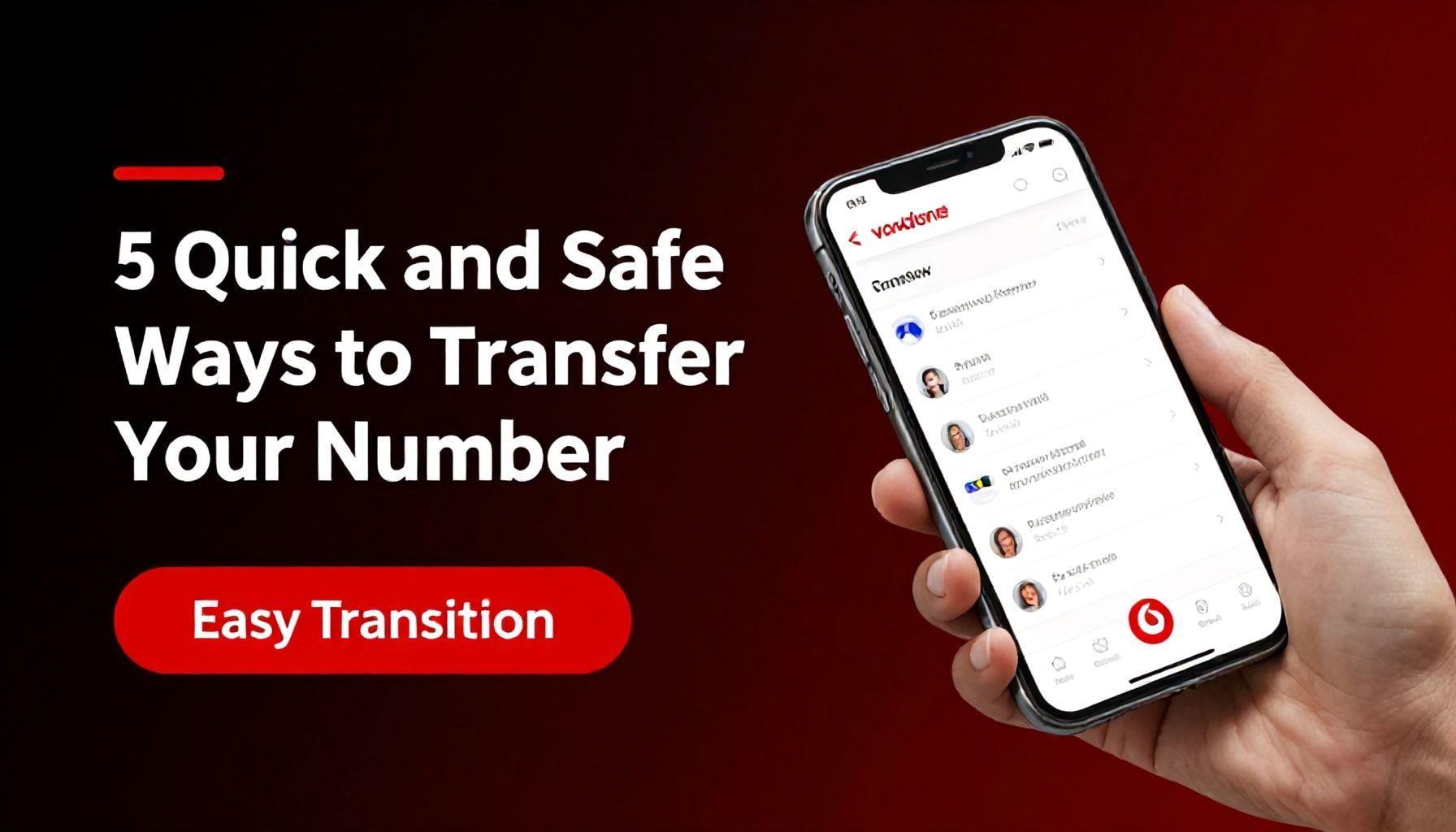 5 Hızlı ve Güvenli Numara Taşıma Yolu: Vodafone ile Kolay Geçiş*