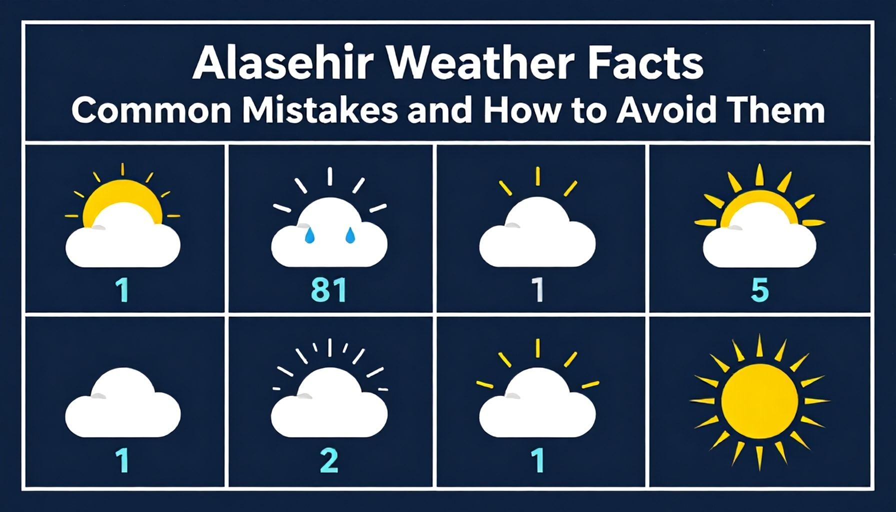 Alasehir Hava Durumu Gerçekleri: Sıkça Yapılan Yanlışlar ve Nasıl Onları Önlemek*