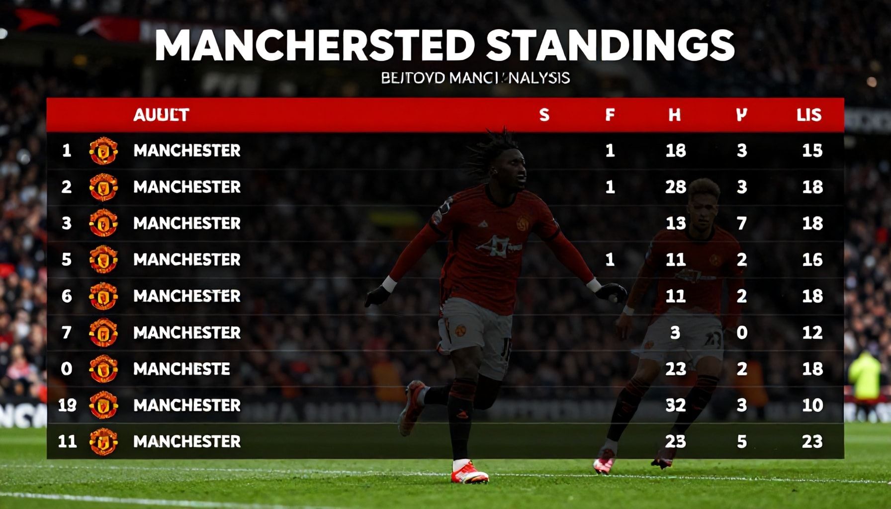 Manchester United Puan Durumları: Takımın Son Performans Analizi*