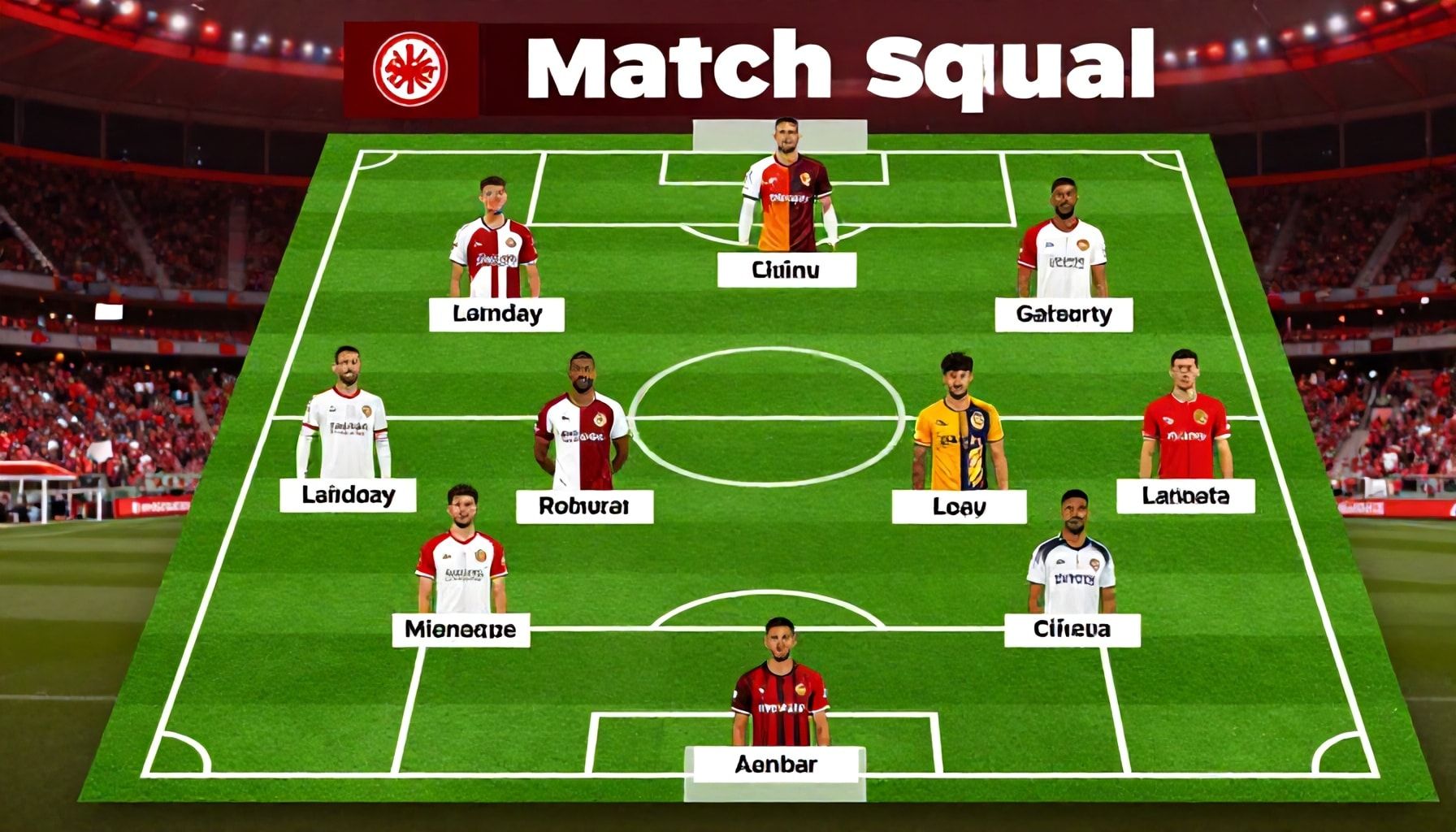 Eintracht Frankfurt ve Galatasaray'ın Maç Kadrosu: Gerçek Oyuncular Kimler?*