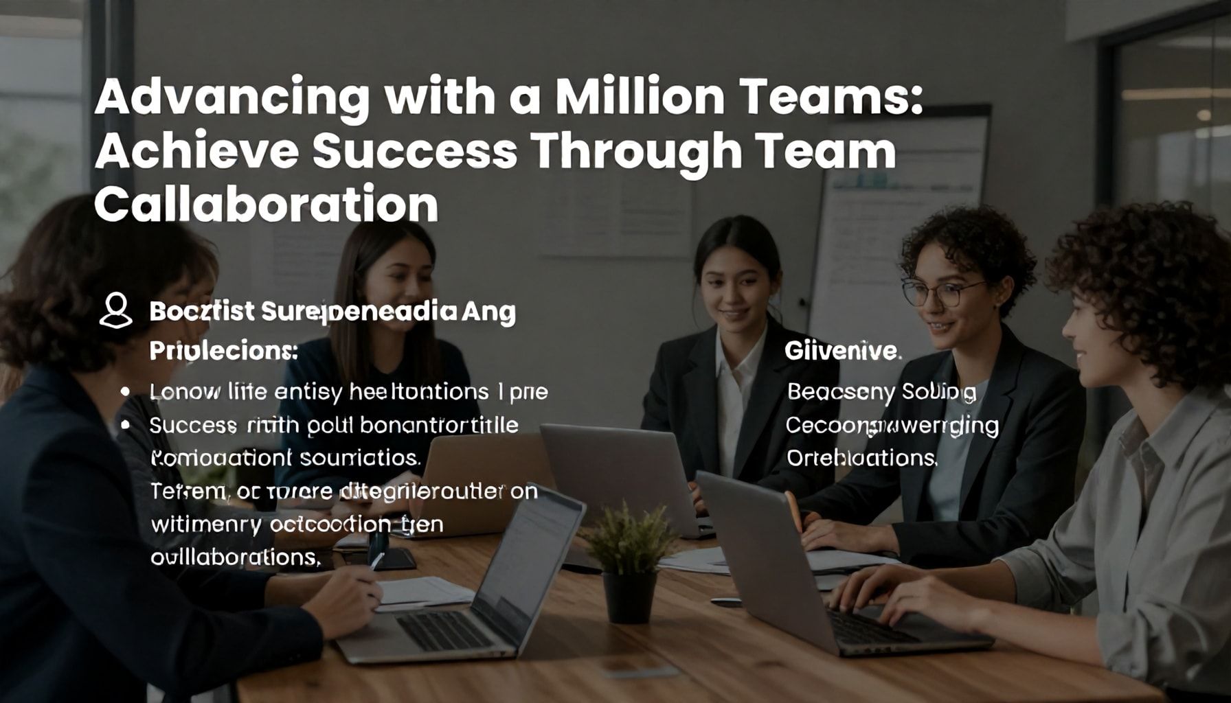 5 Powerful Subheadings for "Bir Milyon Takımla İleri Git: Takım İşbirliği ile Başarıya Kavuşun"*