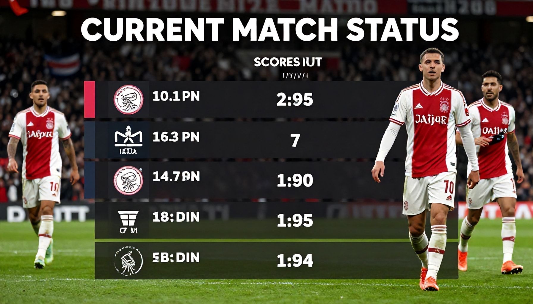 Ajax Puan Durumları: En Güncel Skorlar ve Takım Performansları*