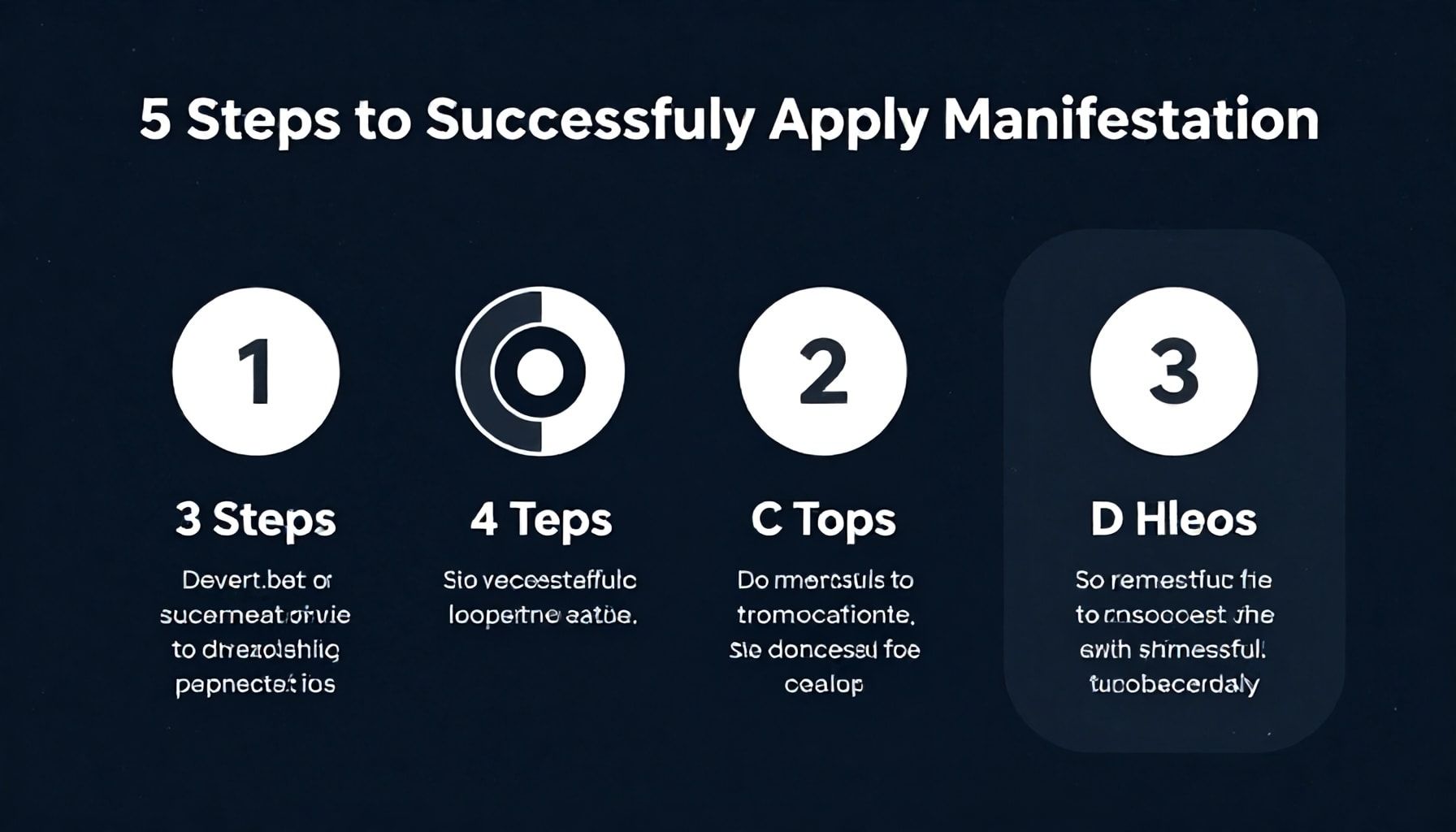 5 Adımda Manifestasyonu Başarıyla Uygulama*
