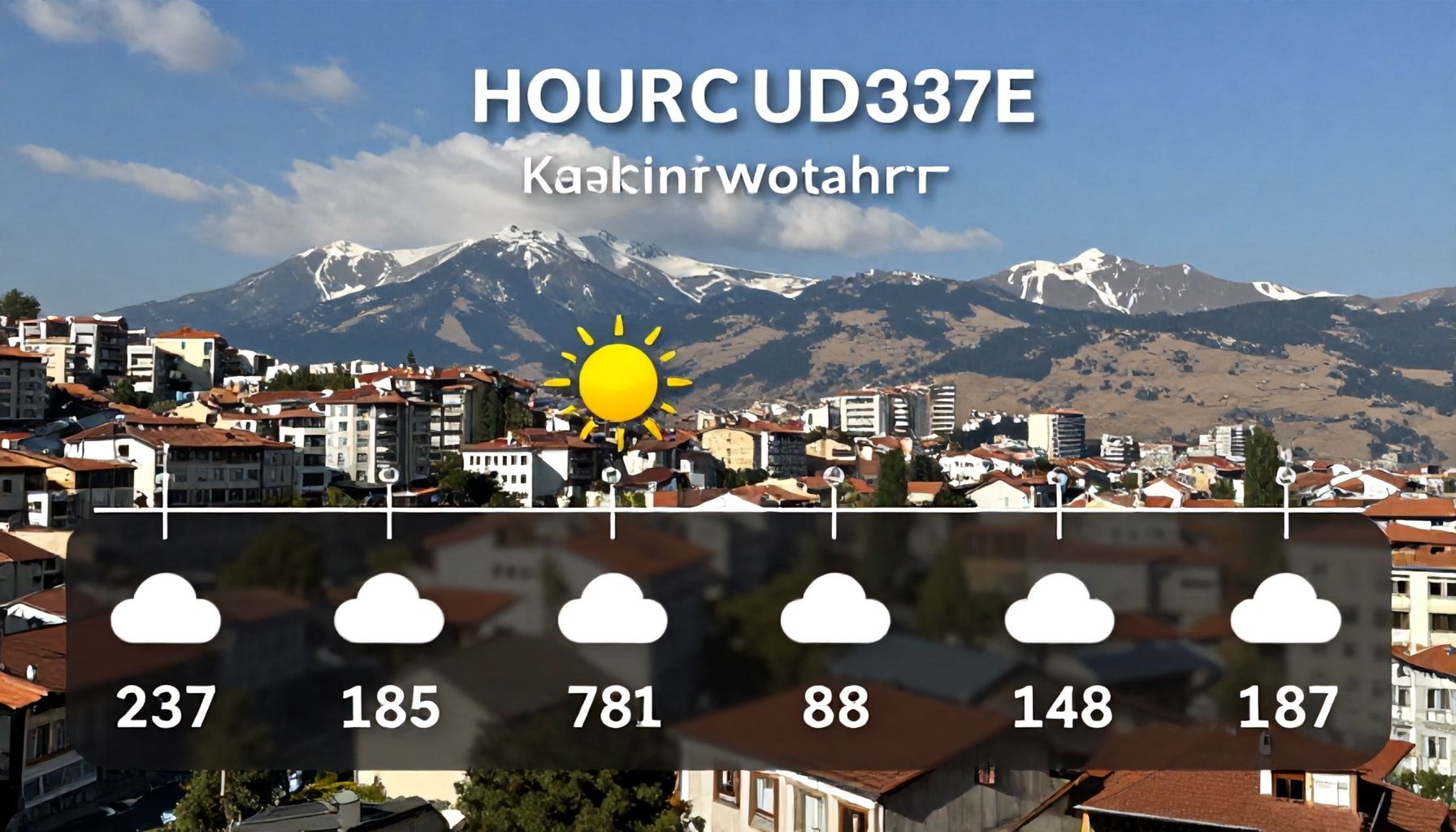 Kayseri'nin Güncel Hava Durumu: Saatlik Güncellemeler ve Detaylar"*