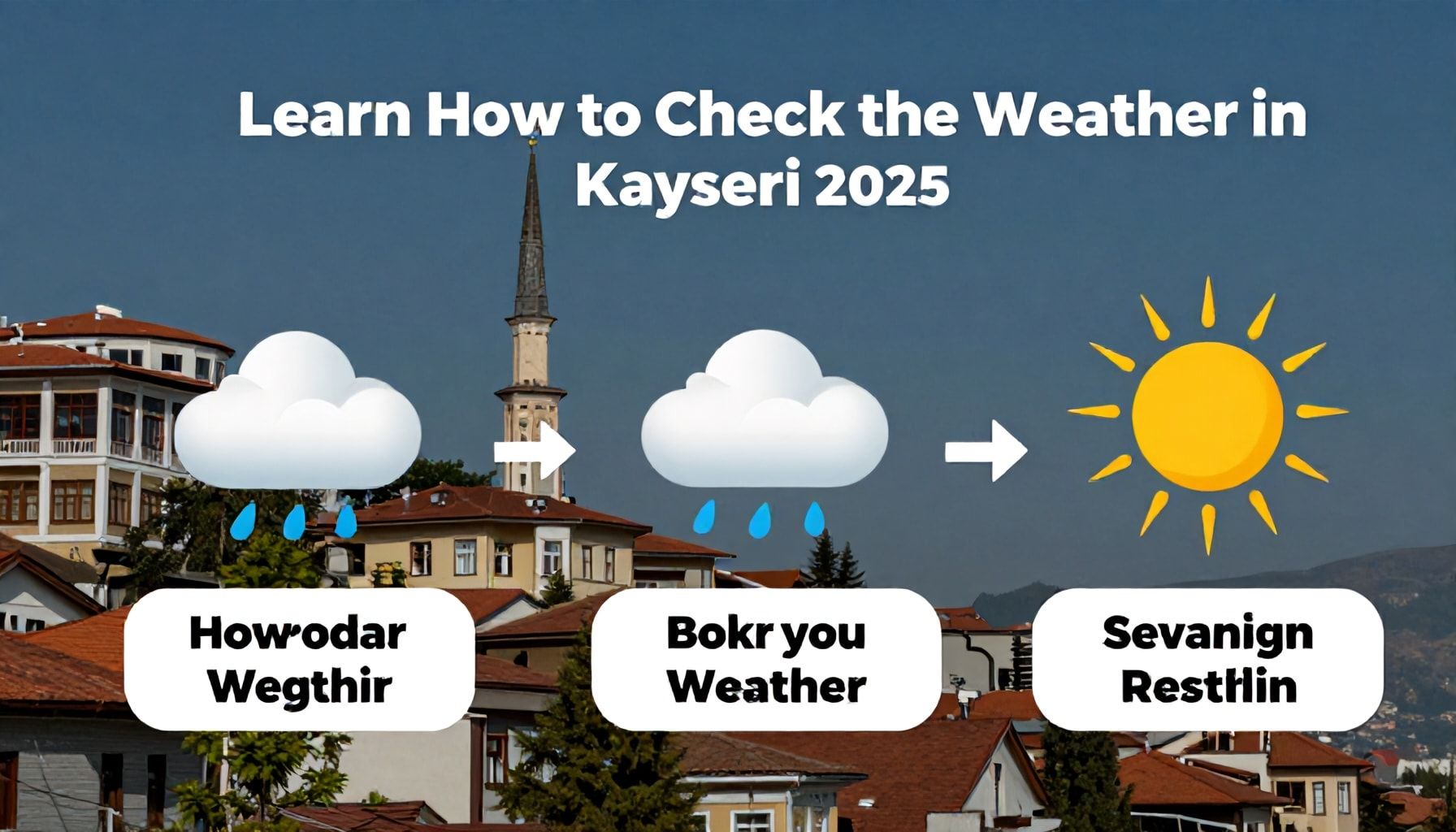 Kayseri'de Hava Durumunu Kontrol Etmeyi 5 Adımda Öğrenin"*