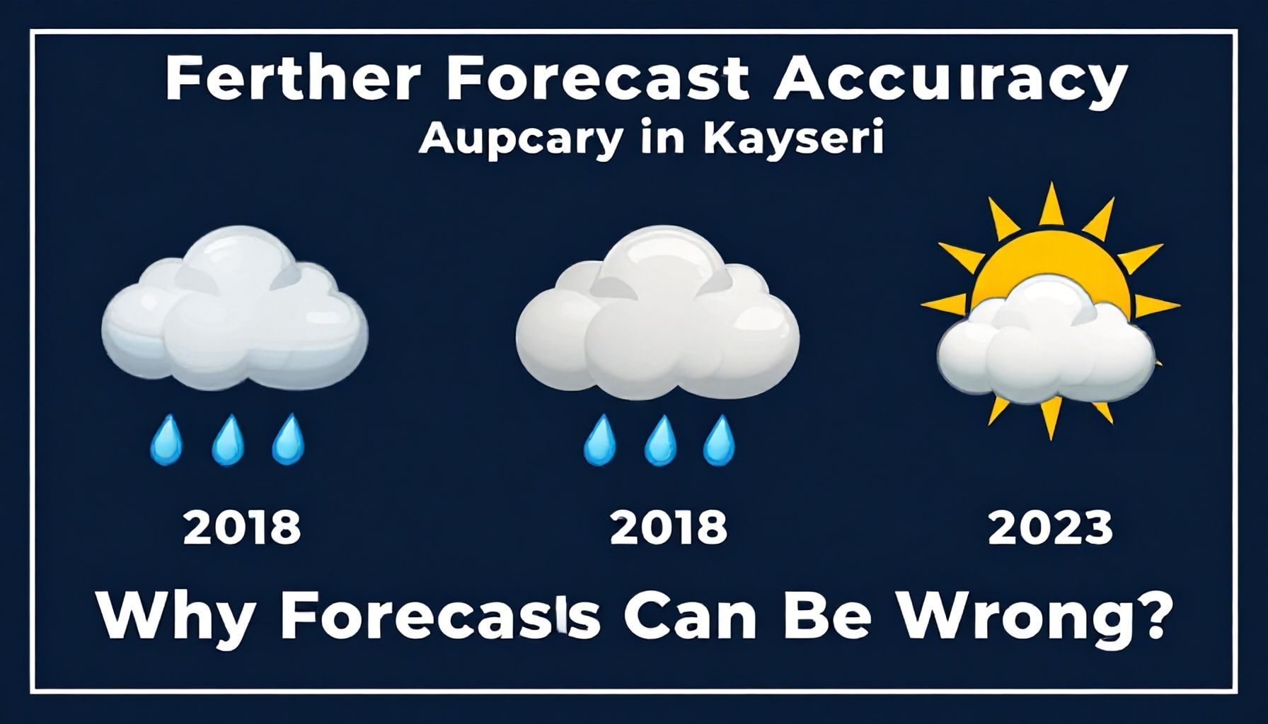 Kayseri'de Hava Durumu Tahminlerinin Gerçekleri: Neden Hatalı Olabilir?"*