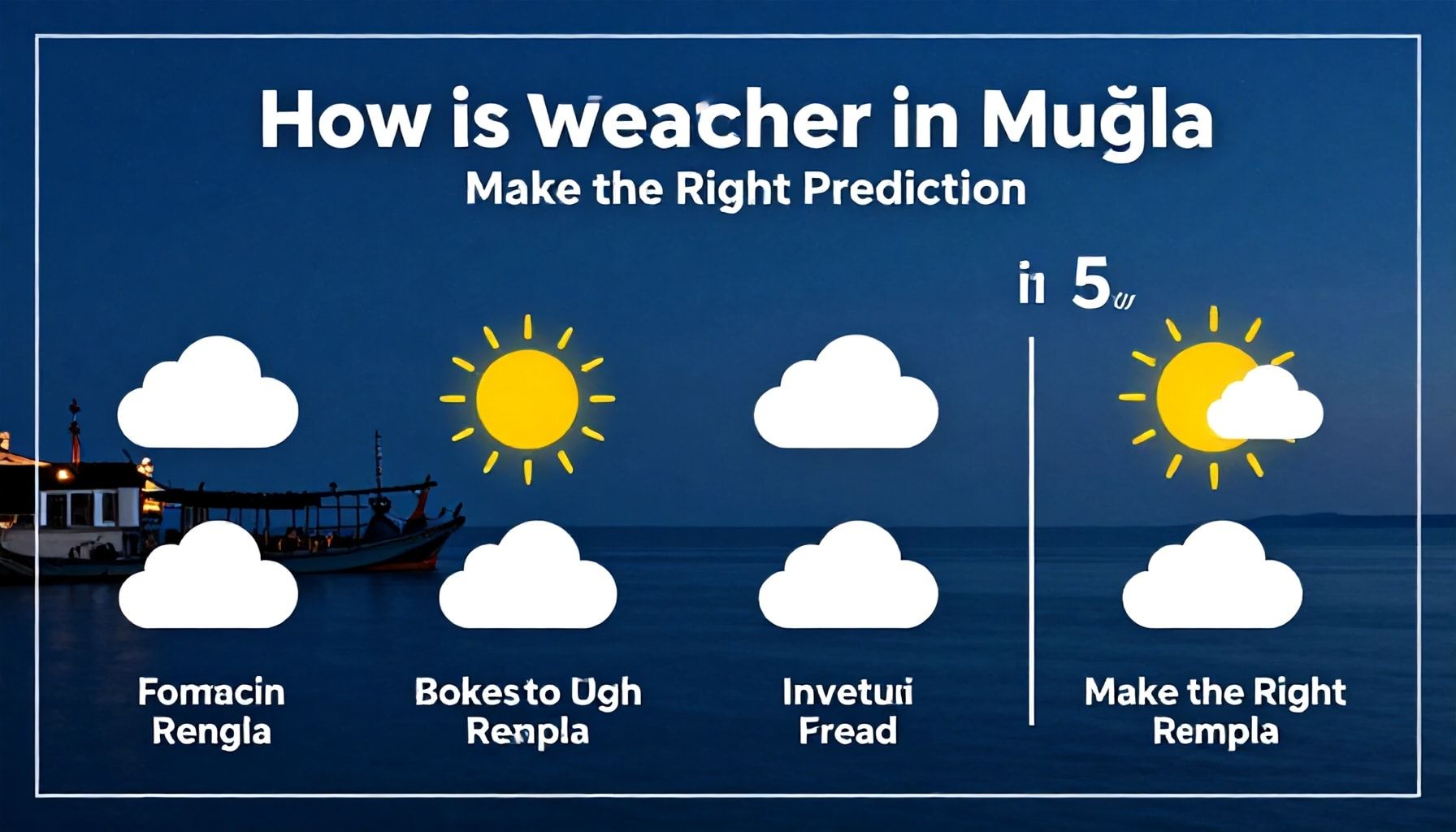 Muğla'da Hava Durumu Nasıl Olduğu? 5 Adımda Doğru Tahmin Yapın*