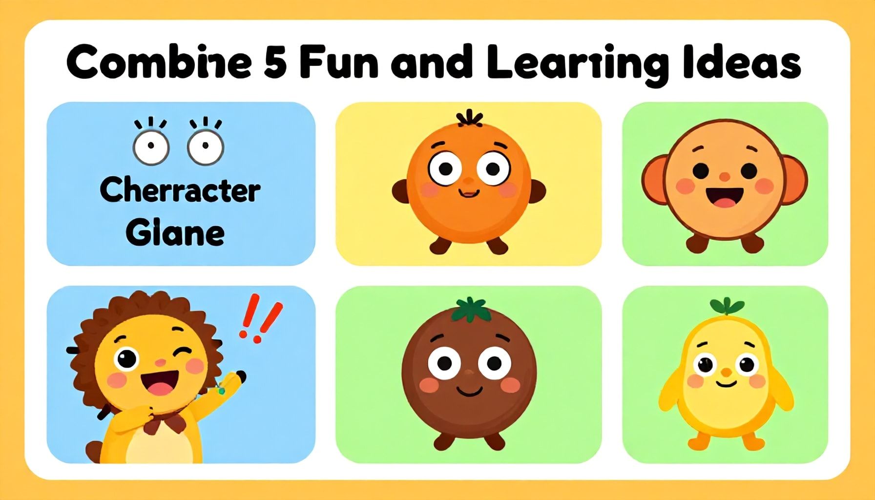 5 Çizgi Film Karakteri Oyunu İdeasıyla Eğlence ve Öğrenme Birleştirin"*