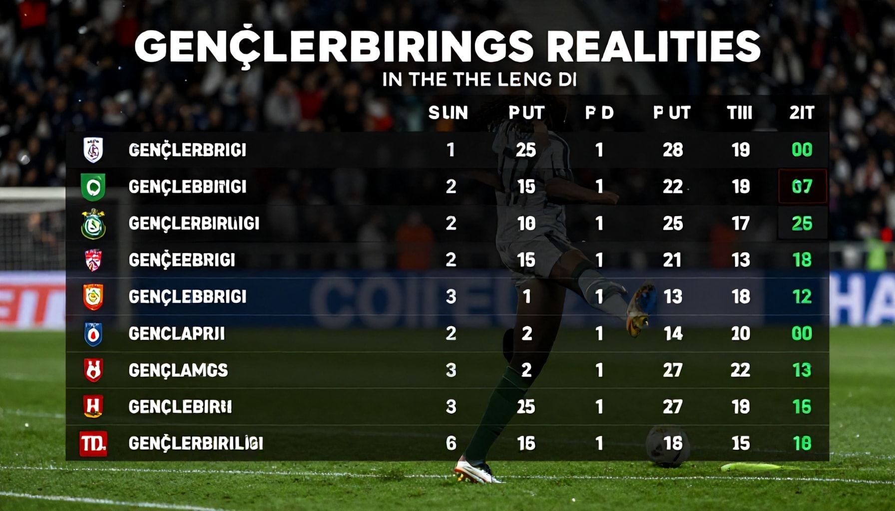 Gerçekler: Gençlerbirliği'nin Puan Durumu ve Ligdeki Gerçekler*