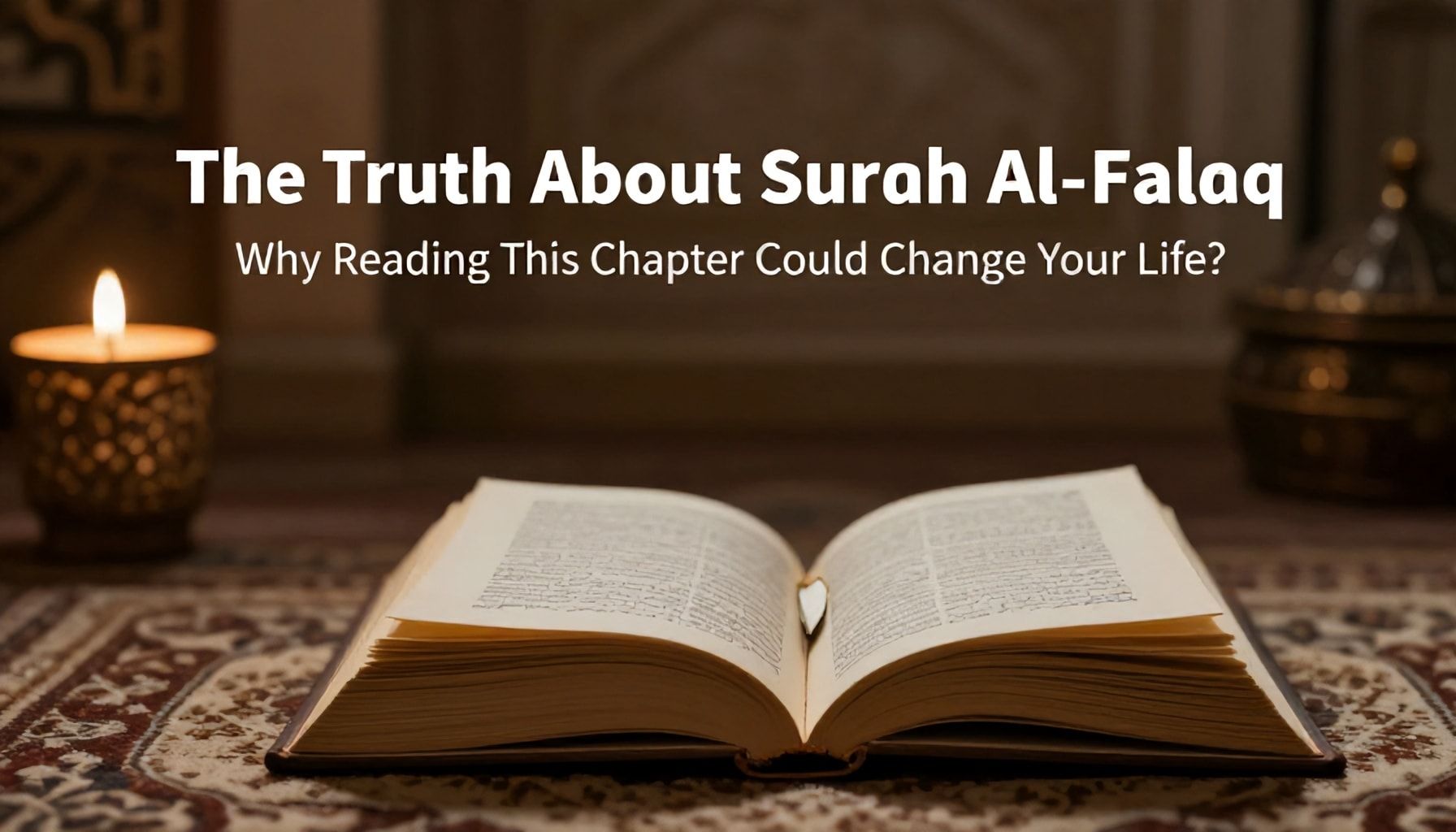 The Truth About Felak Suresi: Neden Bu Sureyi Okumak Hayatınızı Değiştirebilir?*
