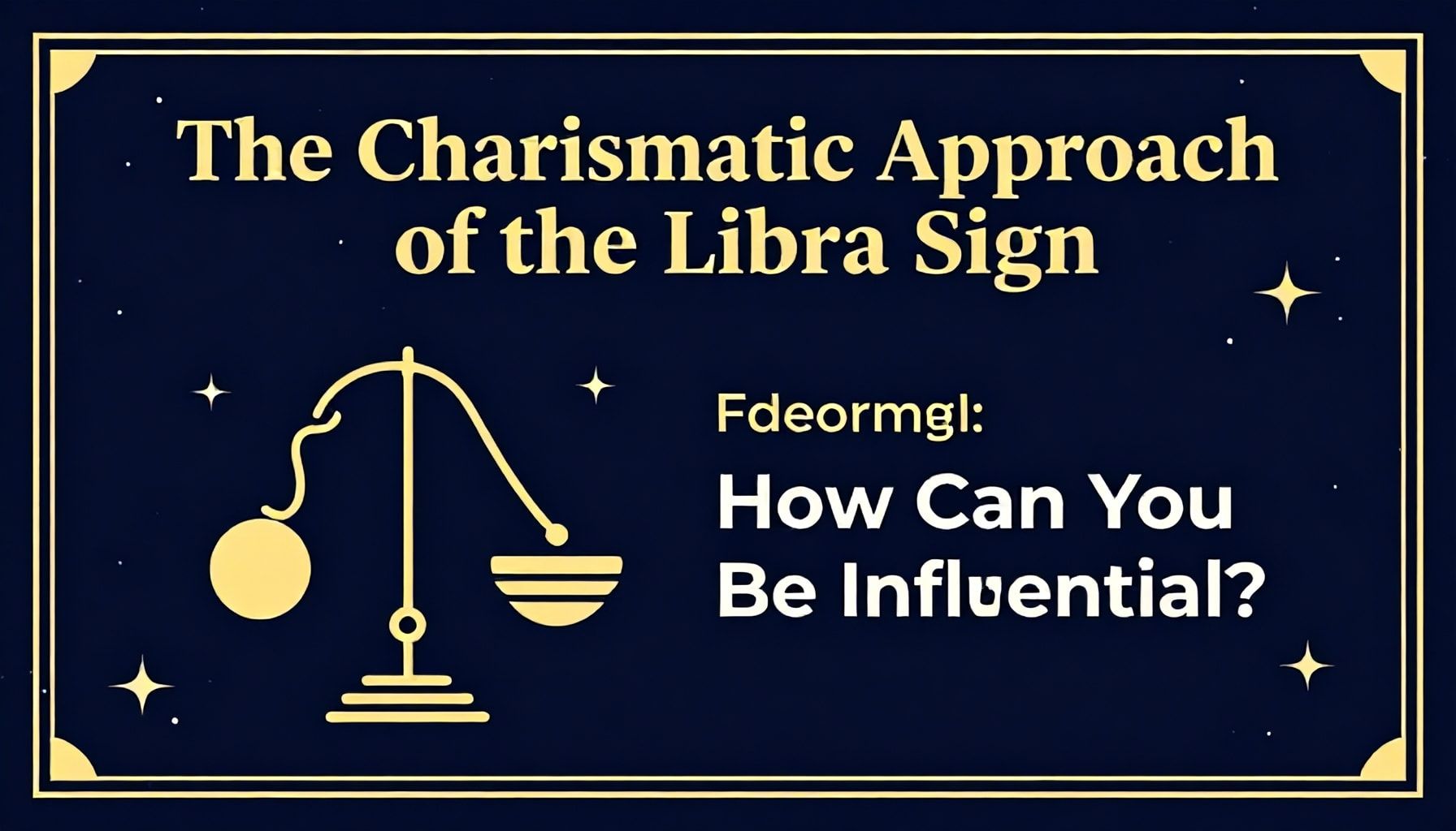 Terazi Burcu'nun Karizmatik Yönelimi: Nasıl Etkileyici Olursunuz?*