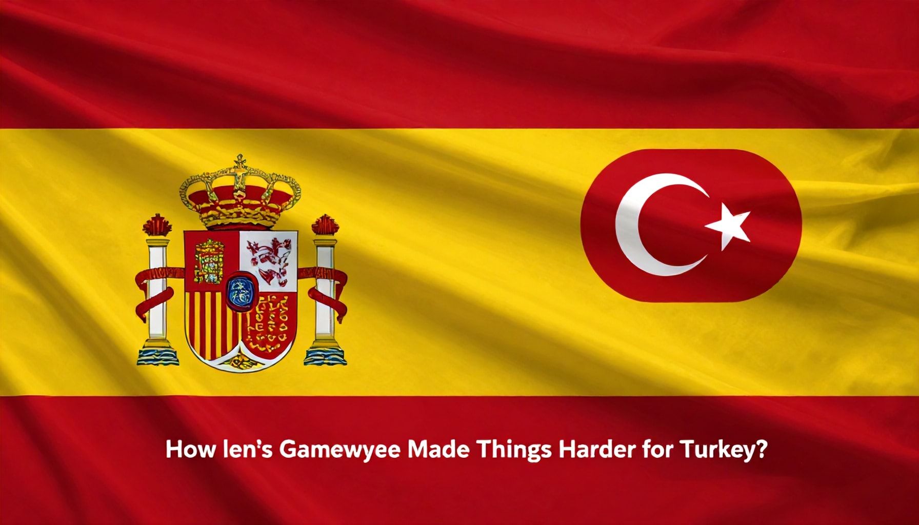 İspanya'nın Oyun Kurması Nasıl Türkiye'yi Zorlaştırdı?*