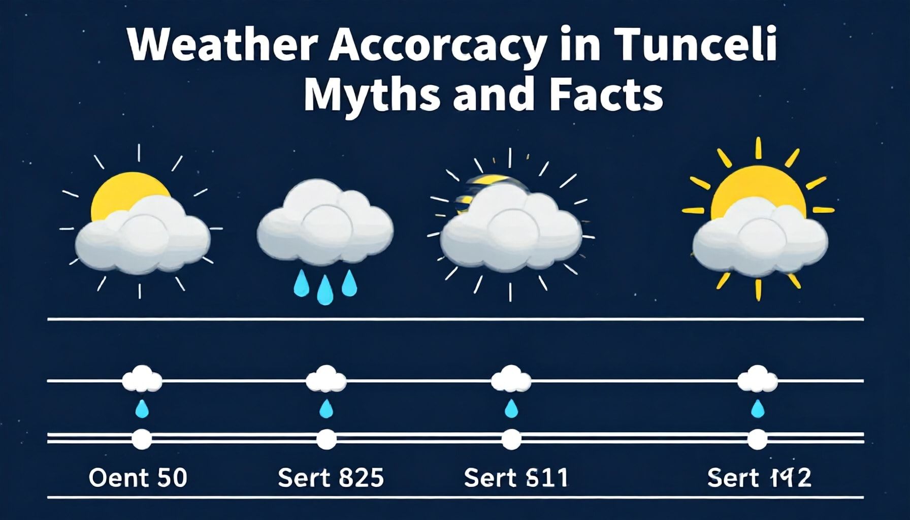 Tunceli'de Hava Durumu Tahminlerinin Gerçekleri: Mitler ve Gerçekler*
