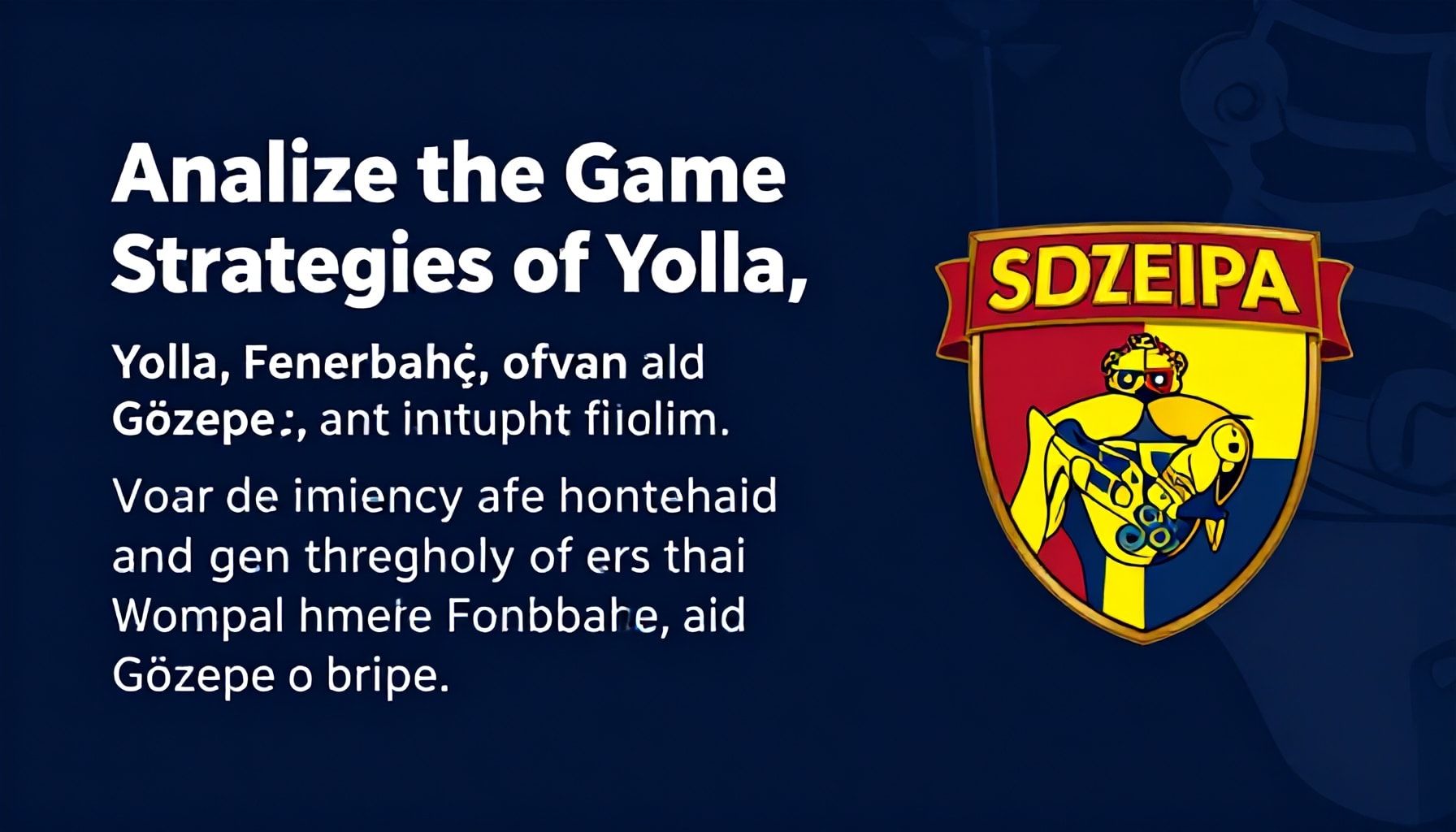 5 Yolla Fenerbahçe ve Göztepe'nin Oyun Stratejilerini Analiz Edin*