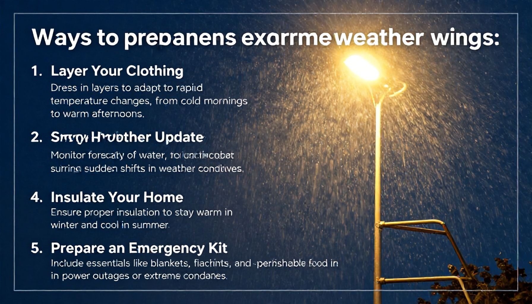 5 Ways to Prepare for Ardahan’s Extreme Weather Swings*