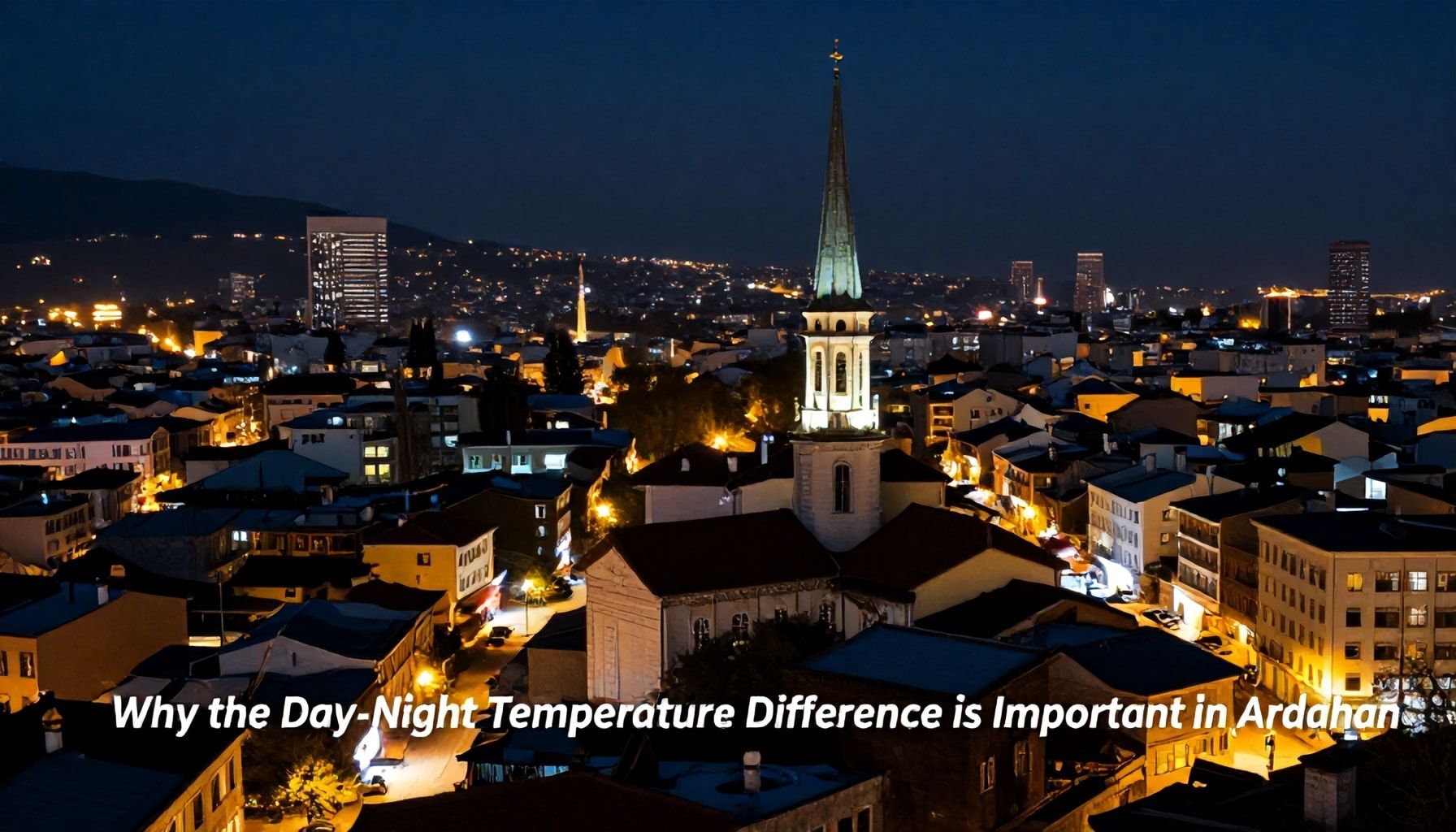 Why Gece-Gündüz Sıcaklık Farkı Ardahan’da Önemlidir*
