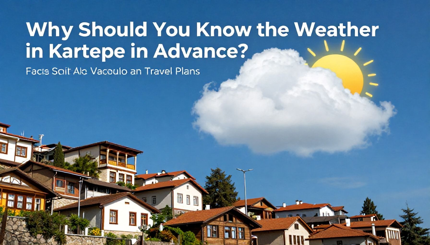Neden Kartepe Hava Durumu Önceden Bilinmelidir? Tatil ve Gezi Planlarınızı Kurtaracak Gerçekler*