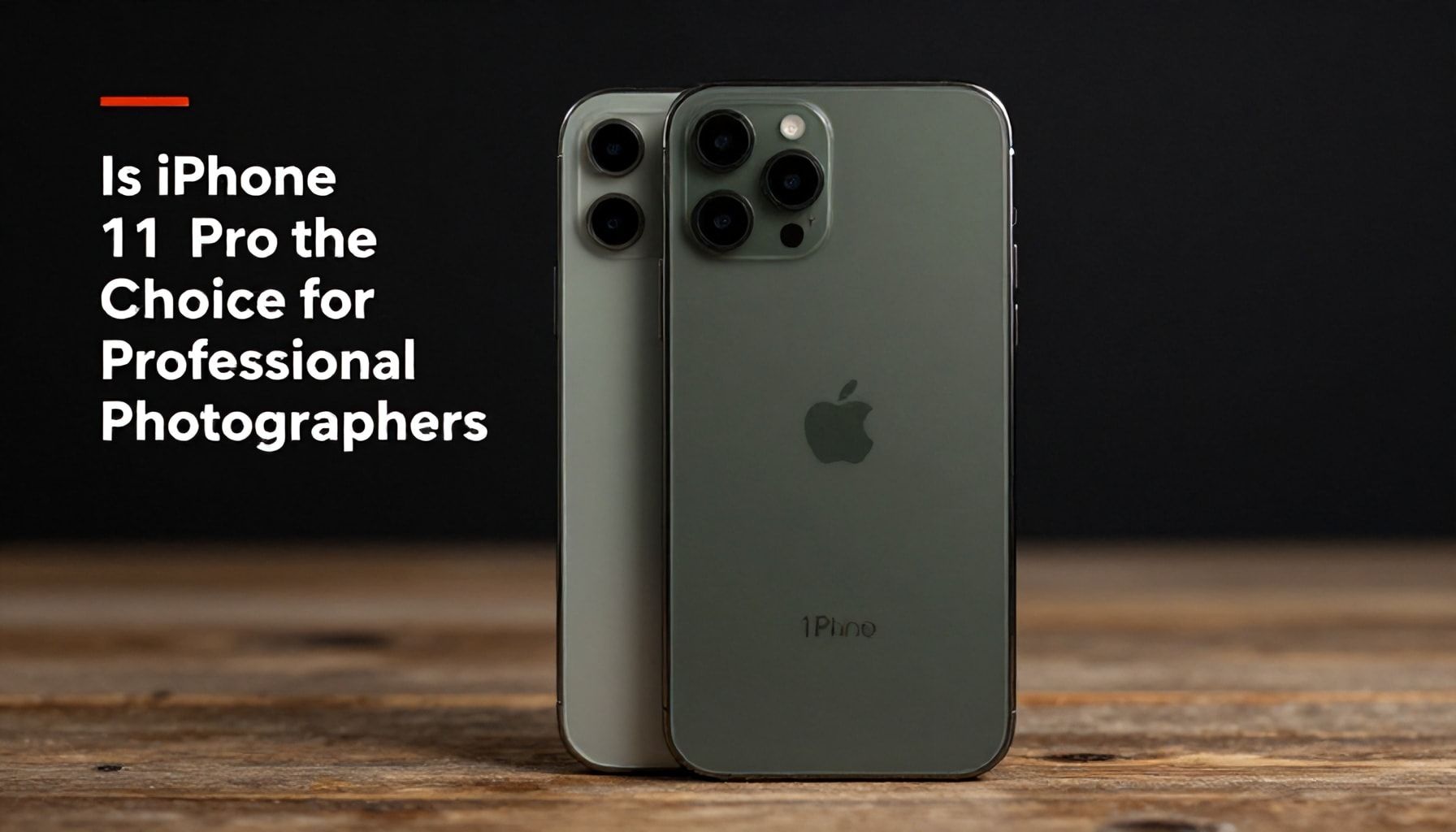 iPhone 11 Pro Neden Profesyonel Fotoğrafçılar İçin Mükemmel Bir Seçim?*