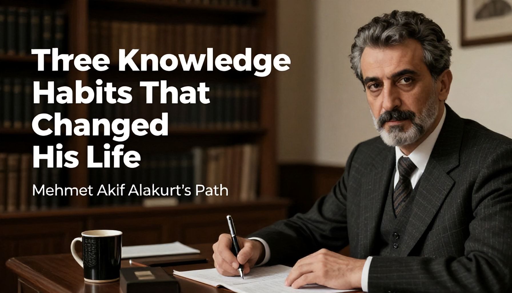 Hayatını Değiştiren 3 Bilgi Alışkanlığı: Mehmet Akif Alakurt'un Yolu*